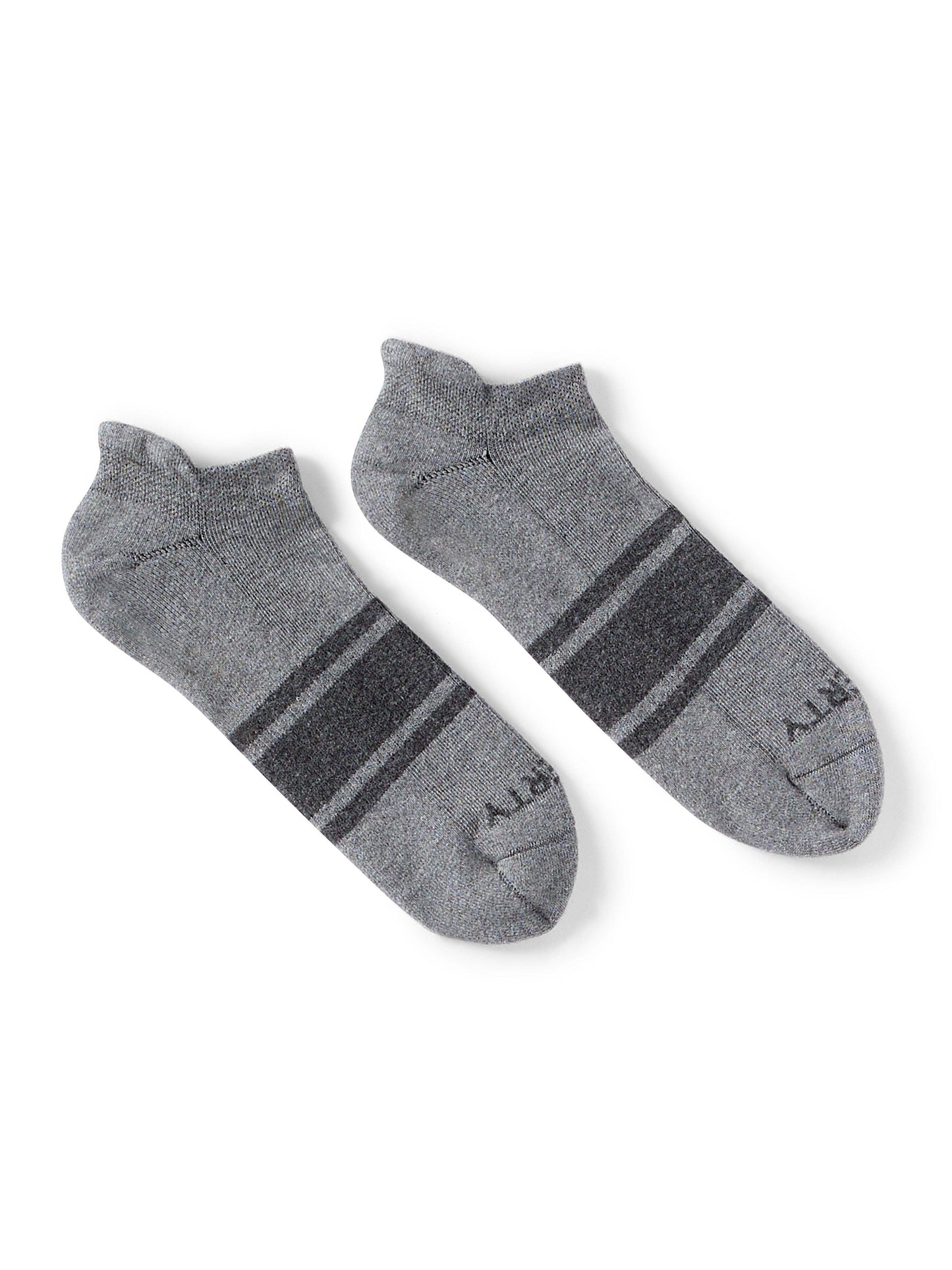 Surf Stripe Ankle Sock - Heather Grey