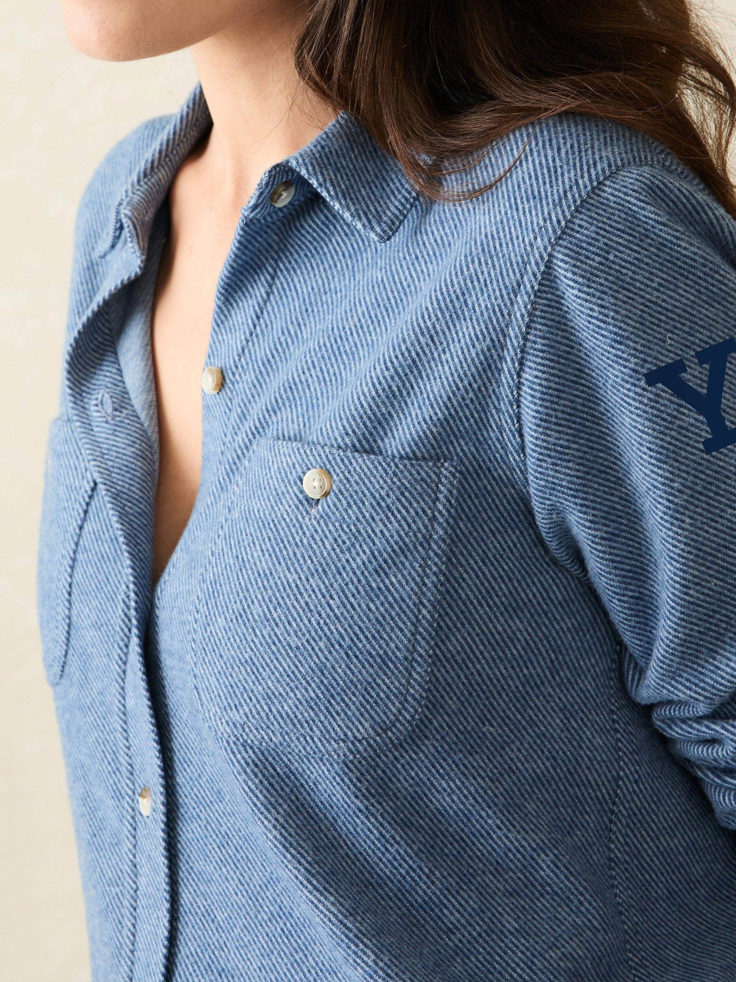 Yale LegendTM Sweater Shirt - Glacier Blue Twill