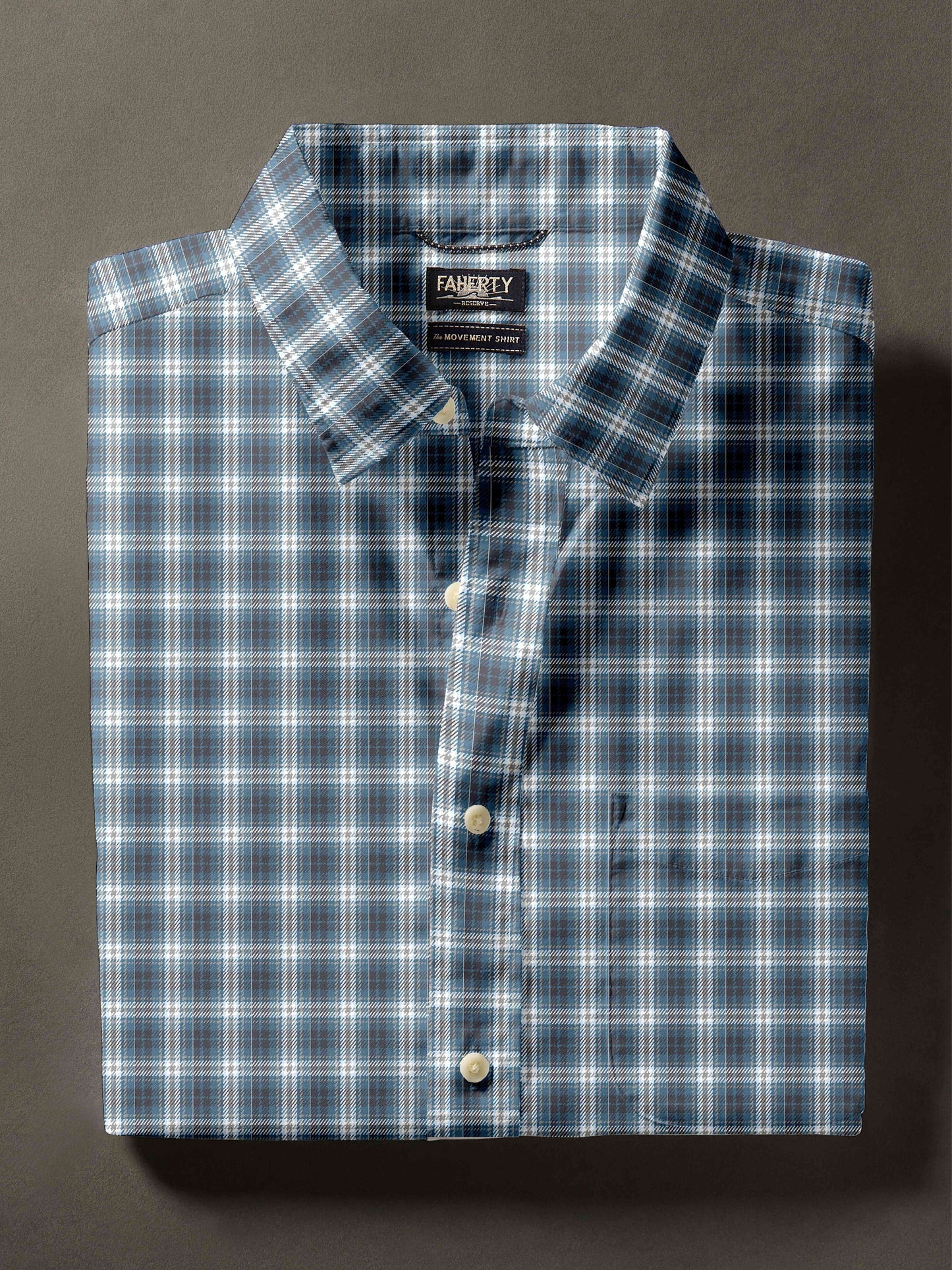 The MovementTM Shirt - Azure Night Plaid