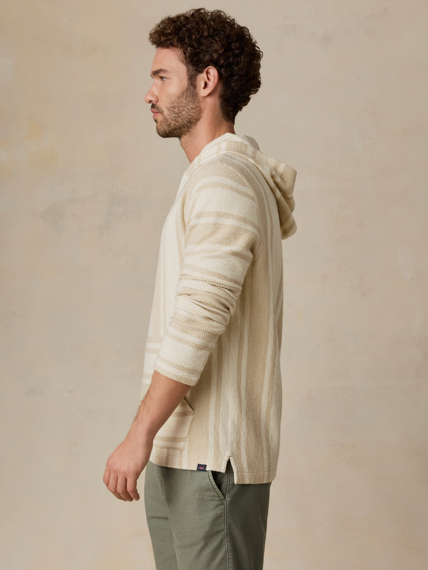 Whitewater Hoodie - Ivory Desert Stripe