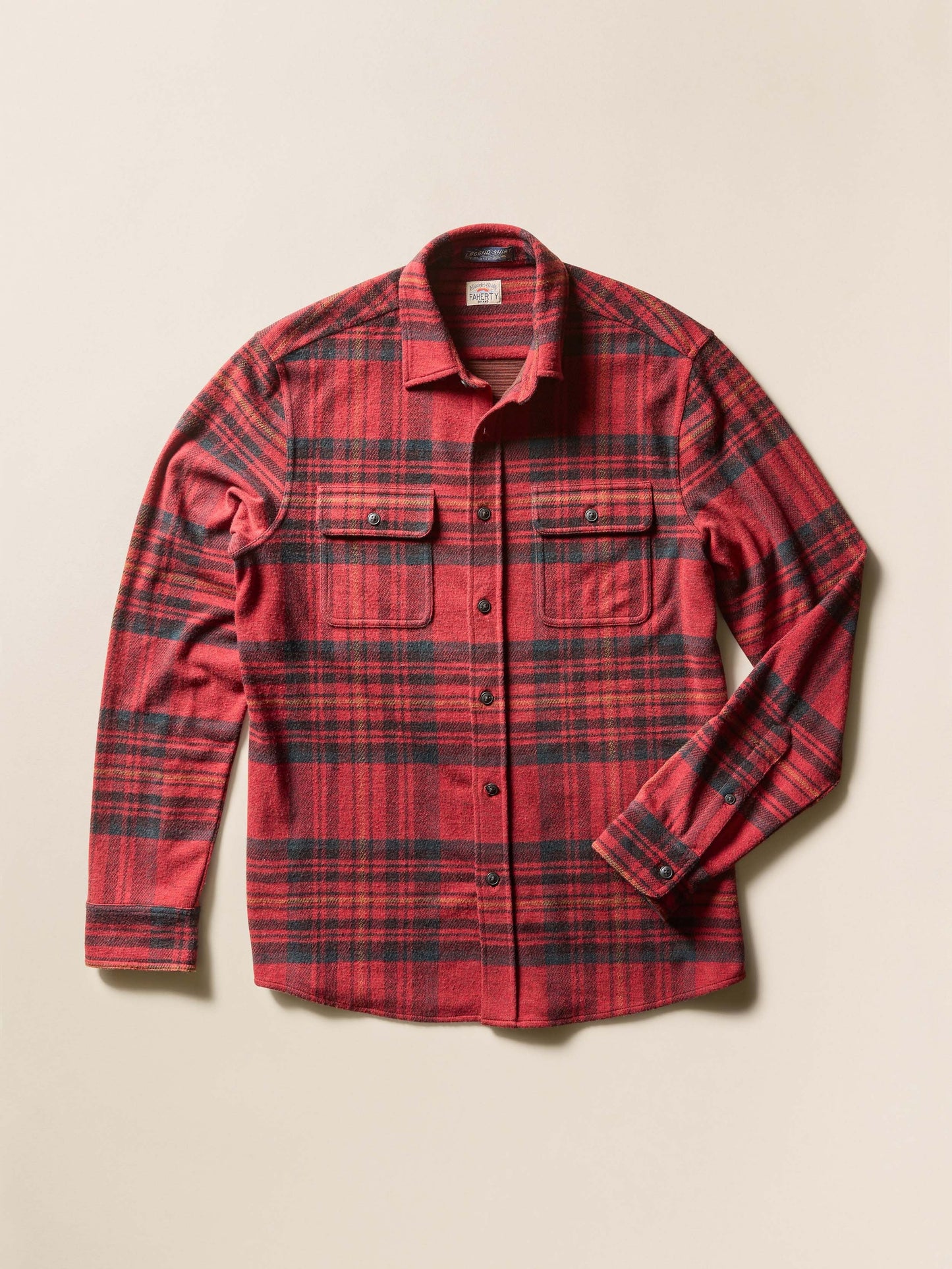 LegendTM Sweater Shirt - Red Cedar Plaid