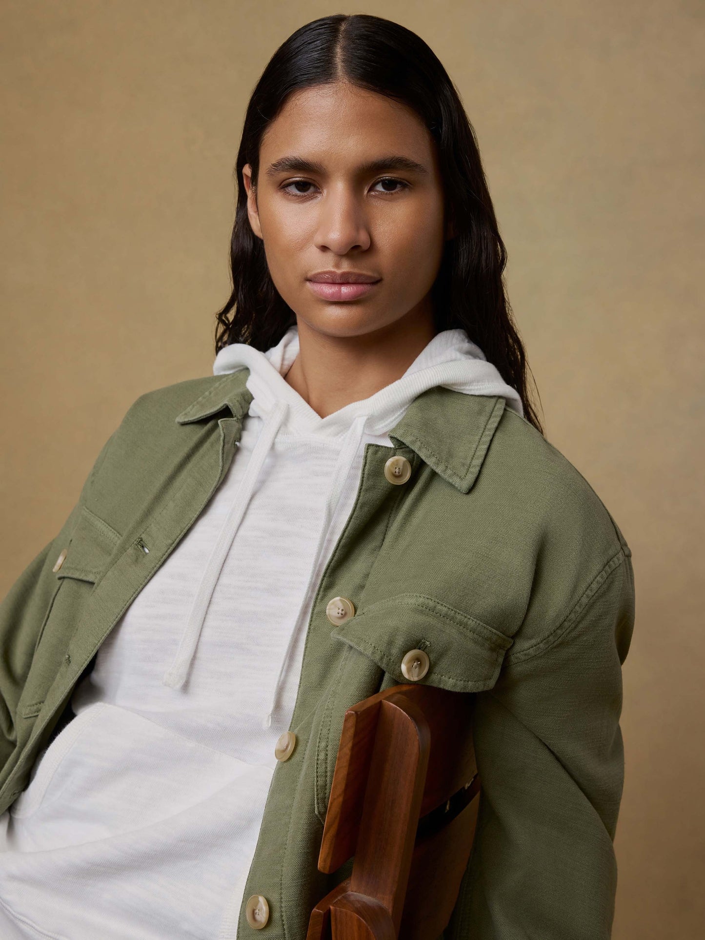 Sunwashed Organic Hoodie - White
