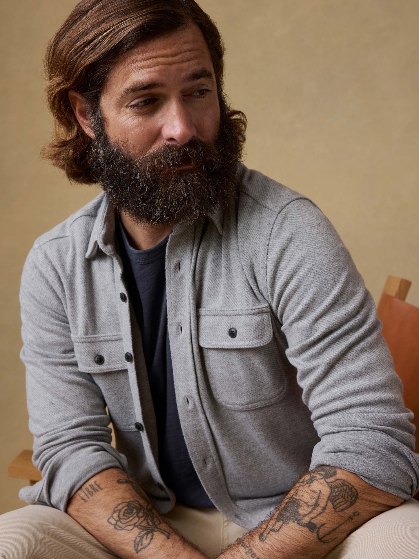 LegendTM Sweater Shirt - Fossil Grey Twill