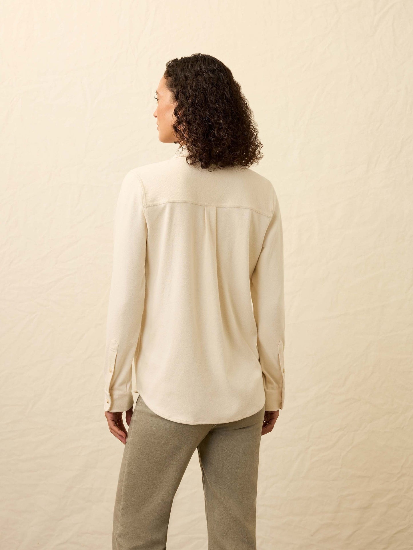 LegendTM Sweater Shirt - Light Oatmeal Twill