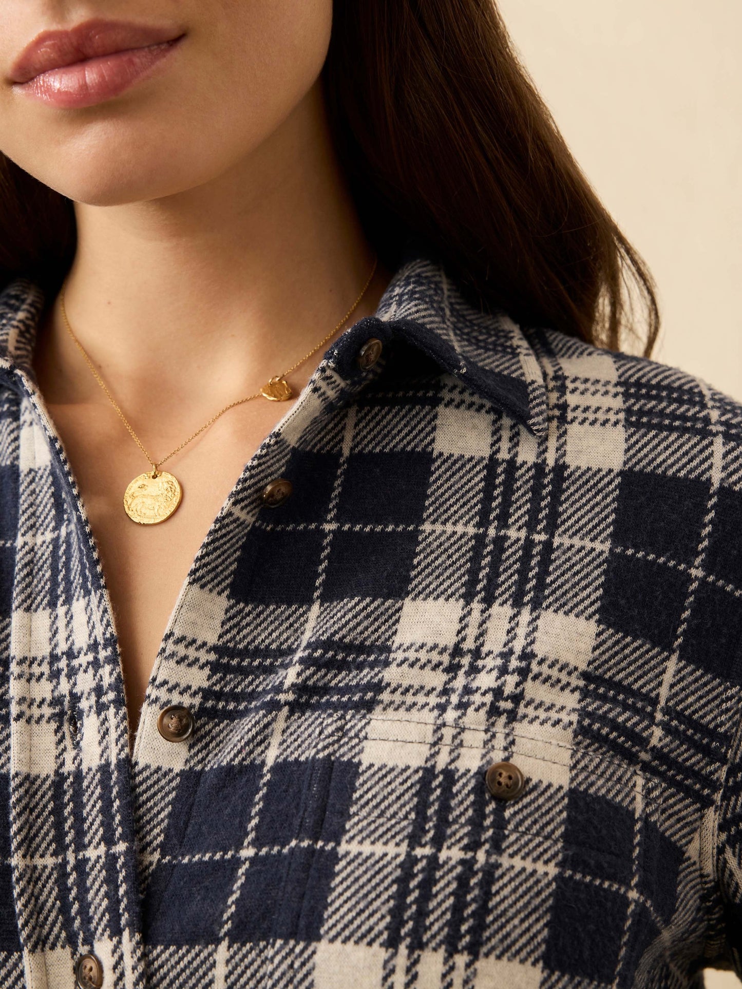 LegendTM Sweater Shirt - Sapphire Lake Plaid