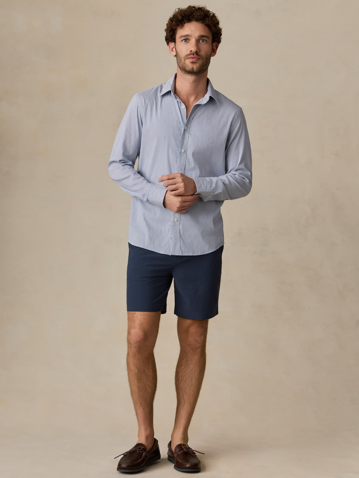 The MovementTM Shirt - Sapphire Cloud Stripe