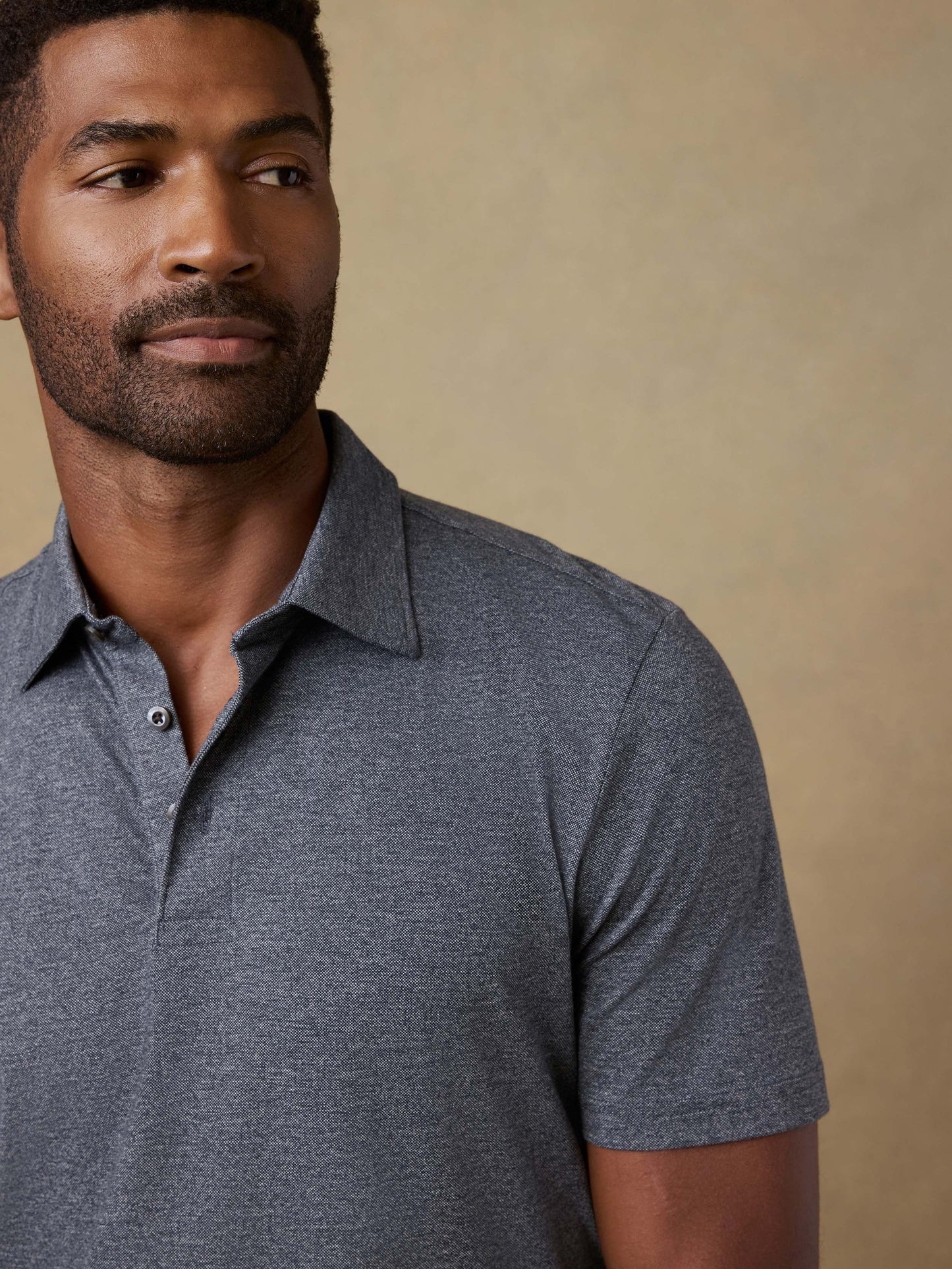 Short-Sleeve MovementTM Pique Polo - Dusty Iron Heather