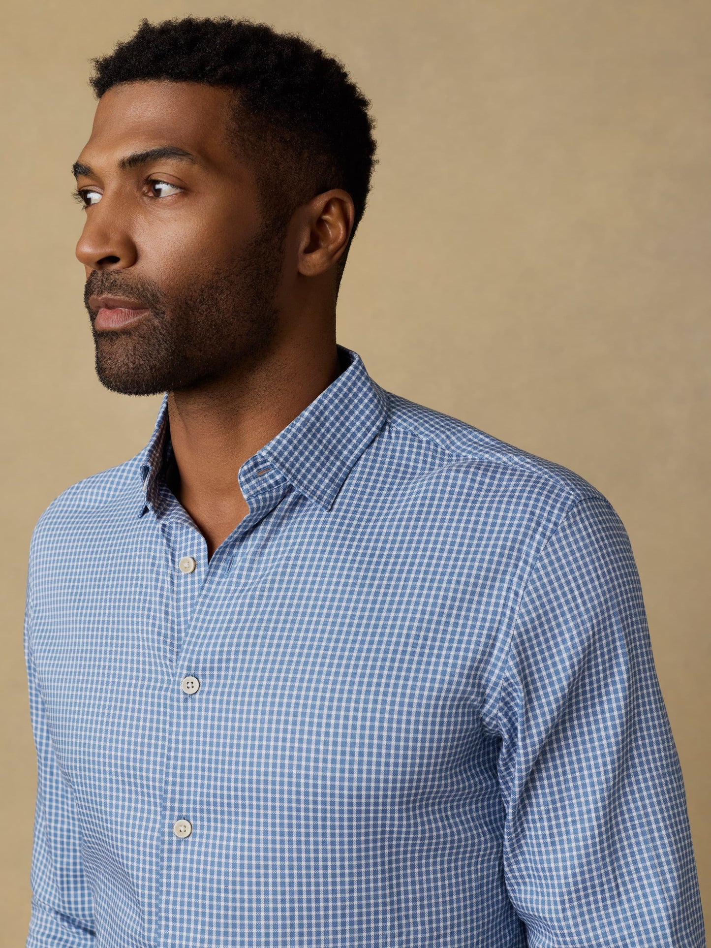 MovementTM Monterey Shirt - White Blue Check