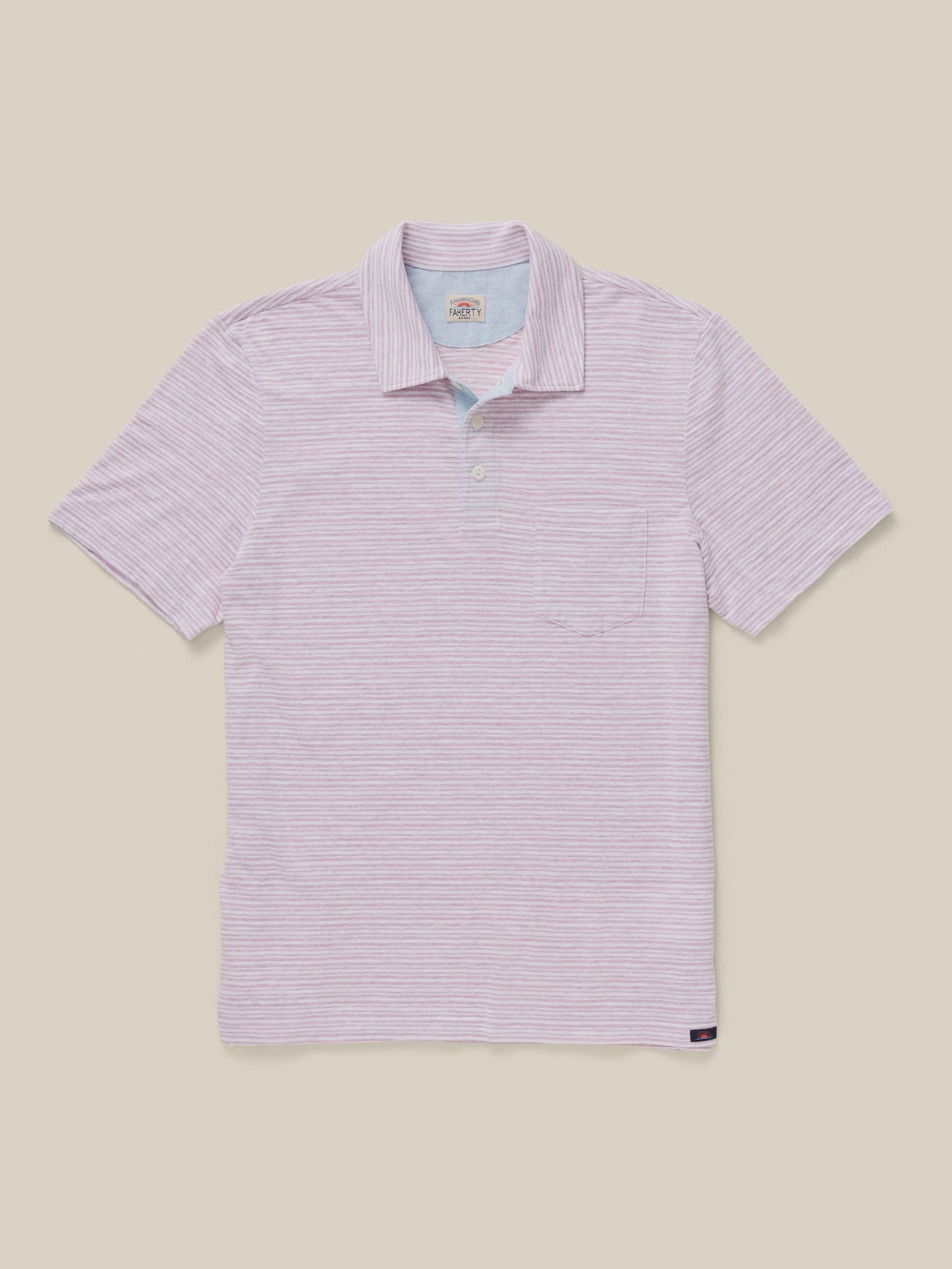 Short-Sleeve Breeze Polo - Orchid Wake Stripe