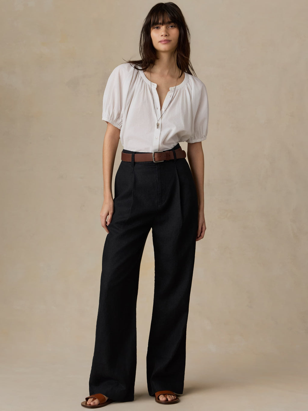 Voile Lettie Top - White