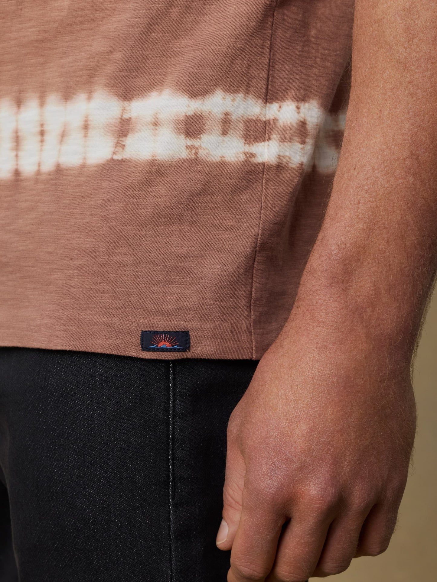 Sunwashed Regenerative Tee - Red Ravine Tie Dye