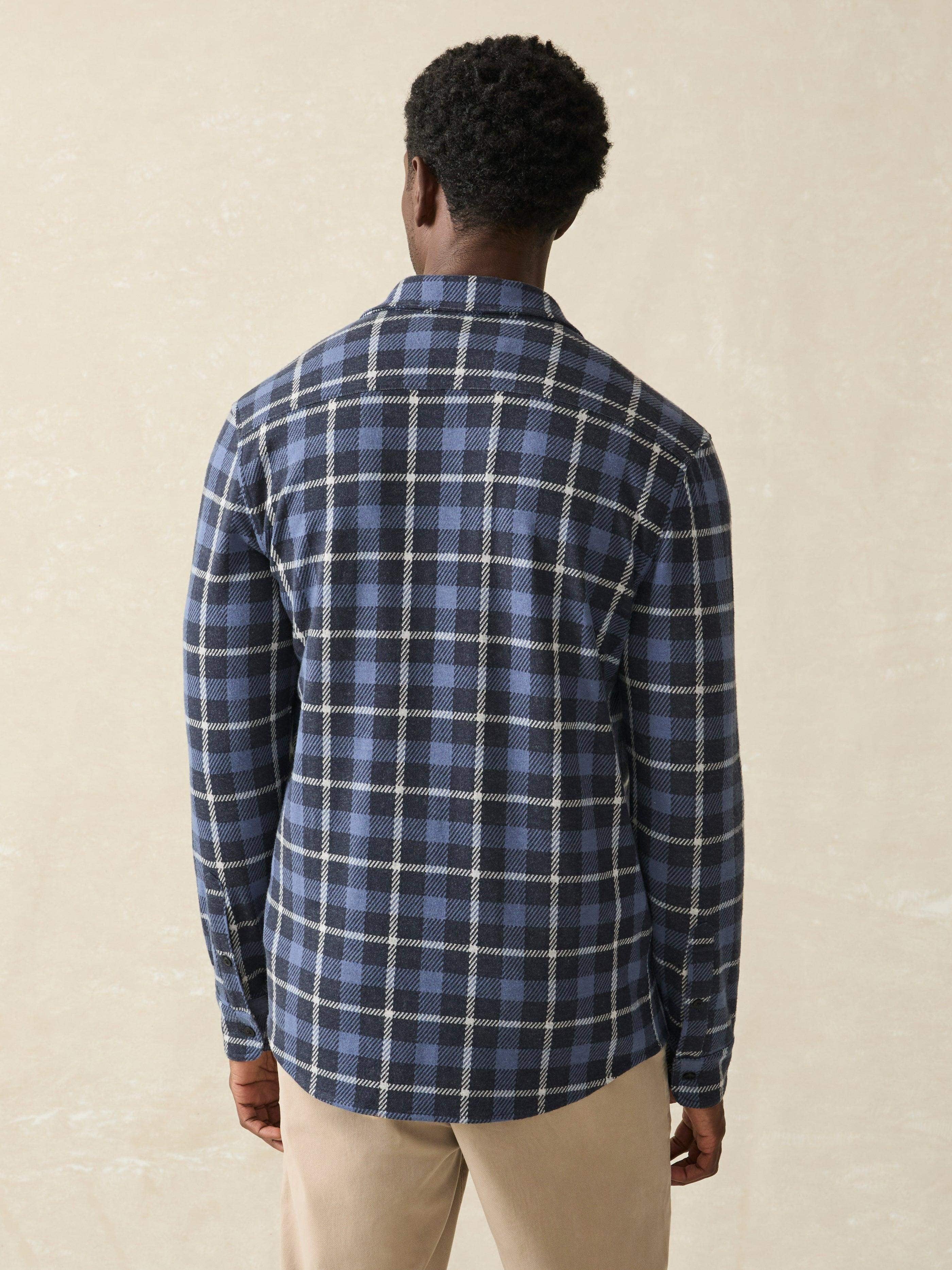 LegendTM Sweater Shirt - Blue Winds Plaid