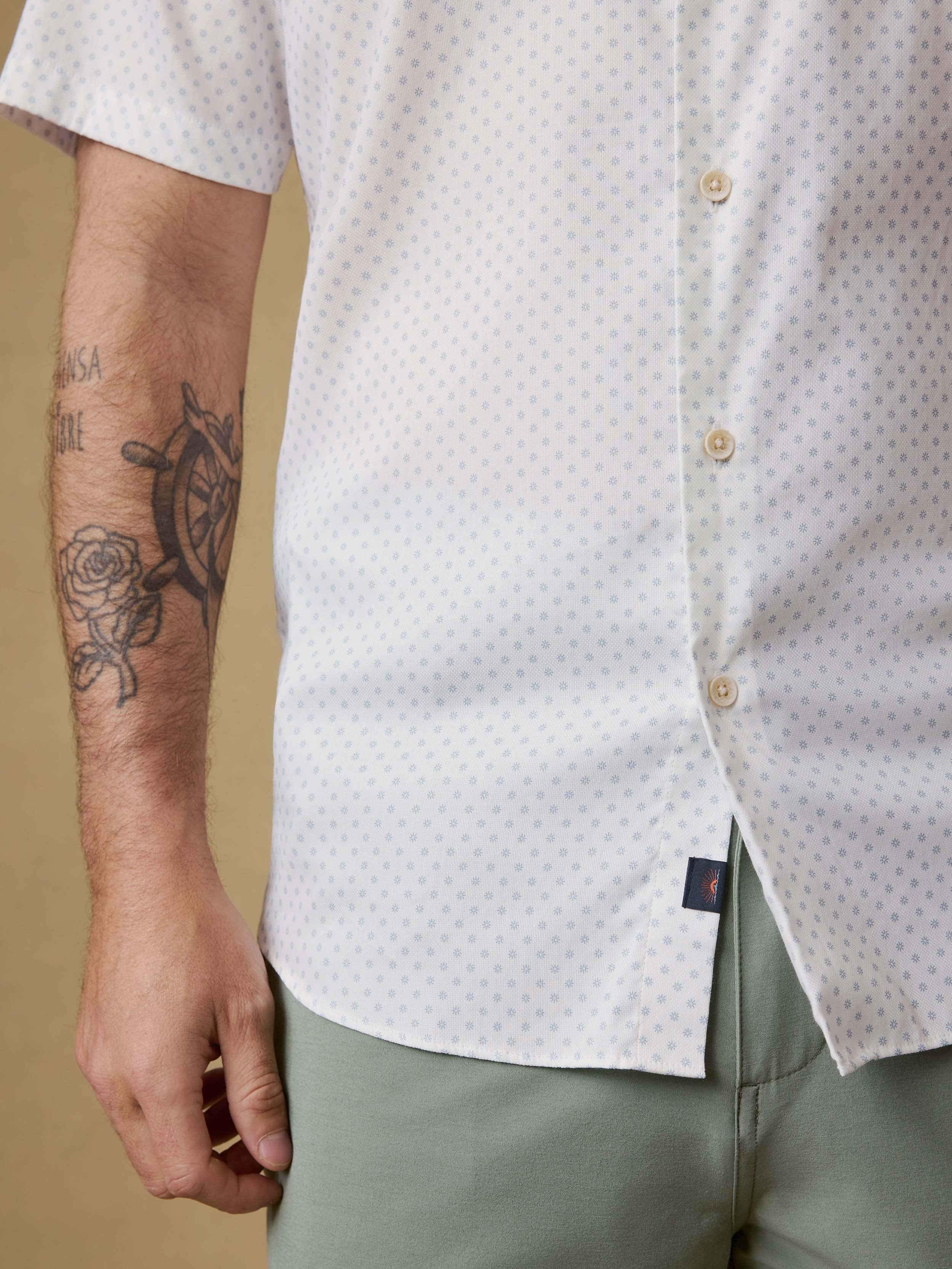 Short-Sleeve MovementTM Monterey Shirt - Mist Sunburst