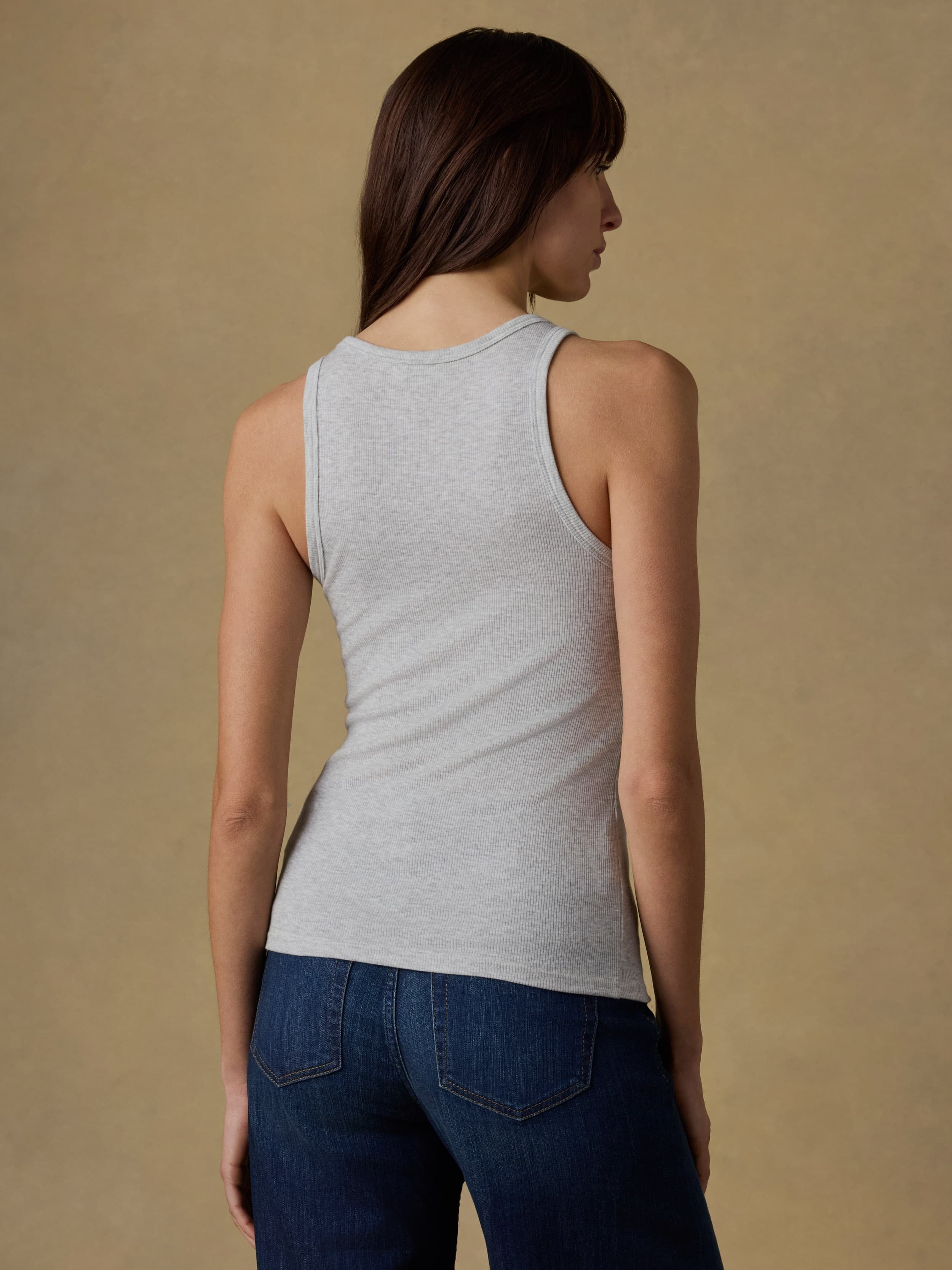 Featherweight Freestyle Tank - Light Grey Heather