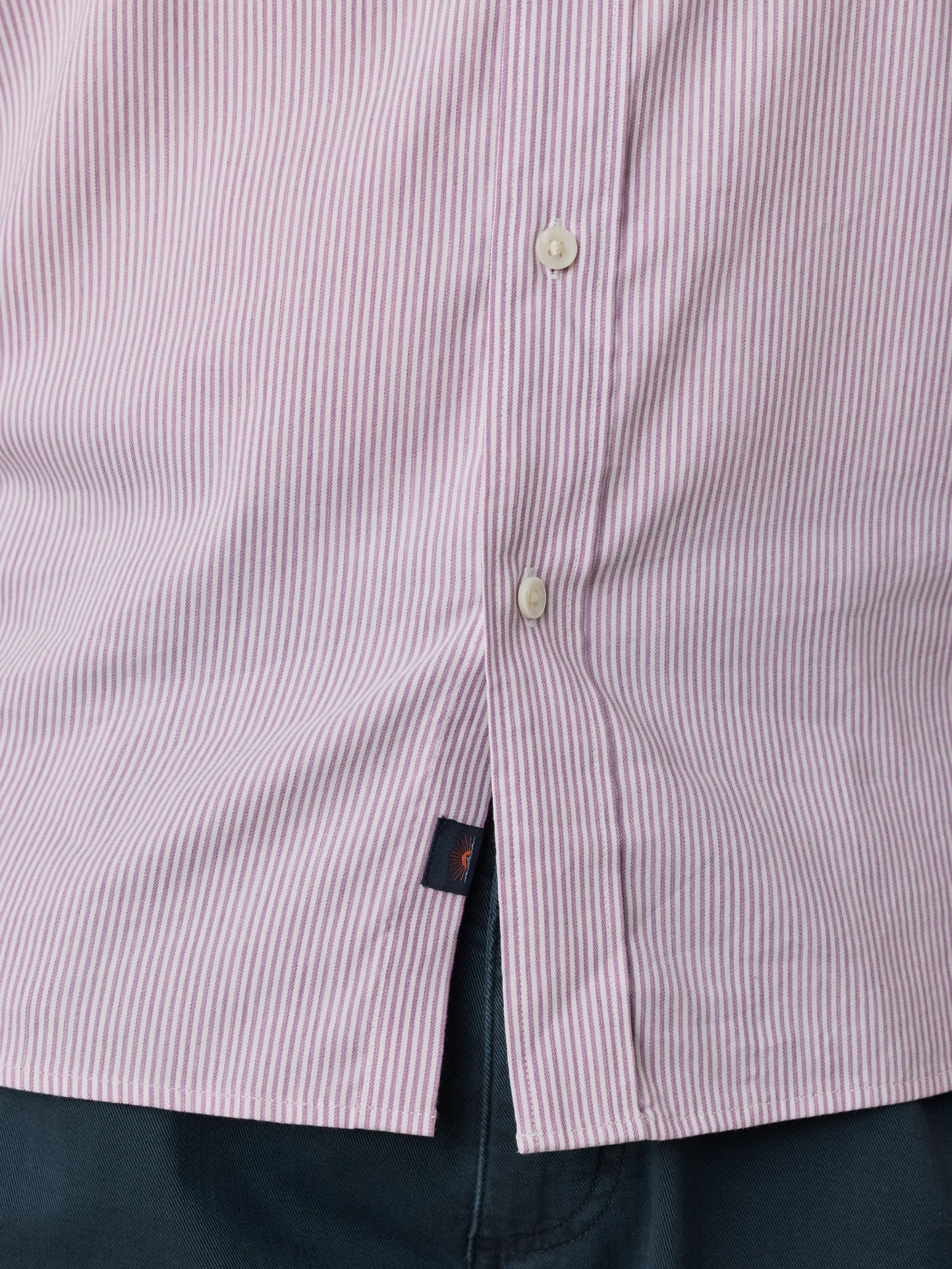 The MovementTM Shirt - Berry Cloud Stripe