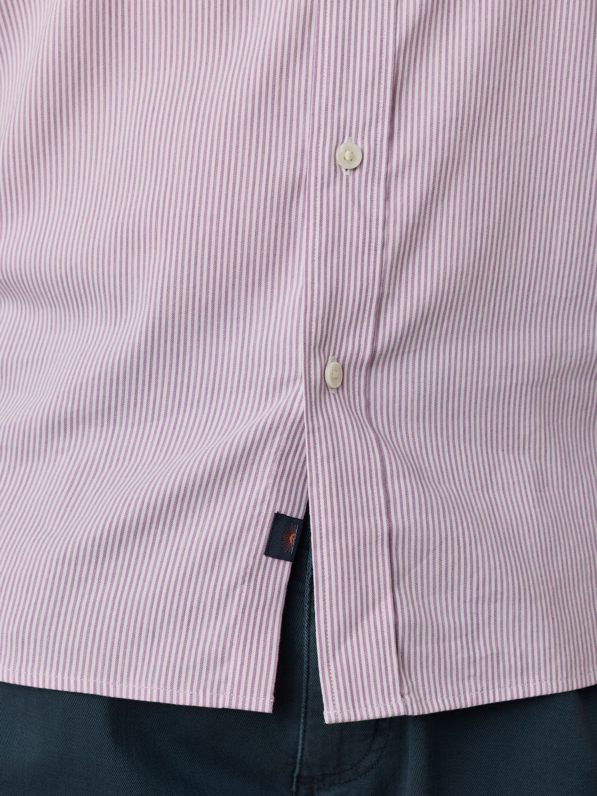 The MovementTM Shirt - Berry Cloud Stripe