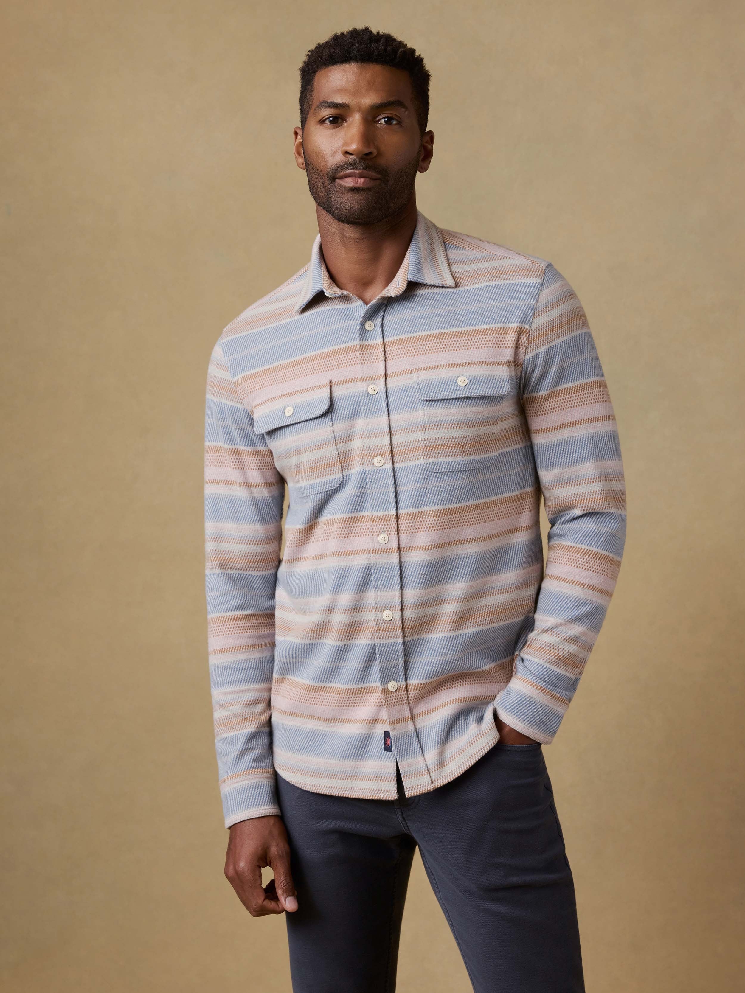 LegendTM Sweater Shirt - Isle Breeze Stripe