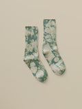 Sunwashed Tie Dye Sock - Green