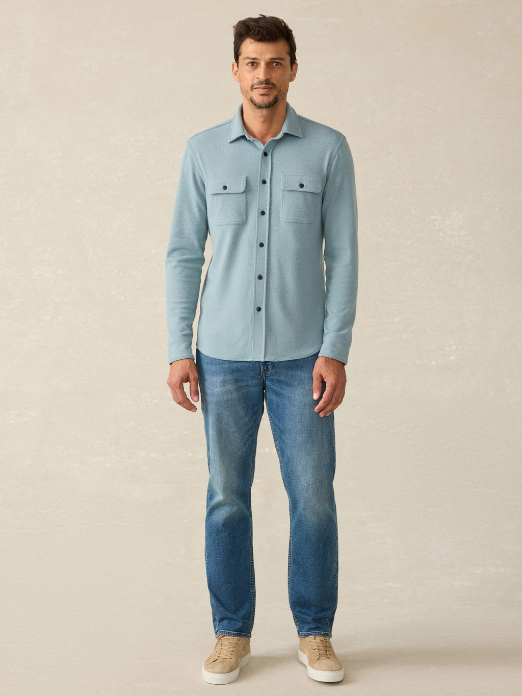 LegendTM Sweater Shirt - Ocean Glass Twill