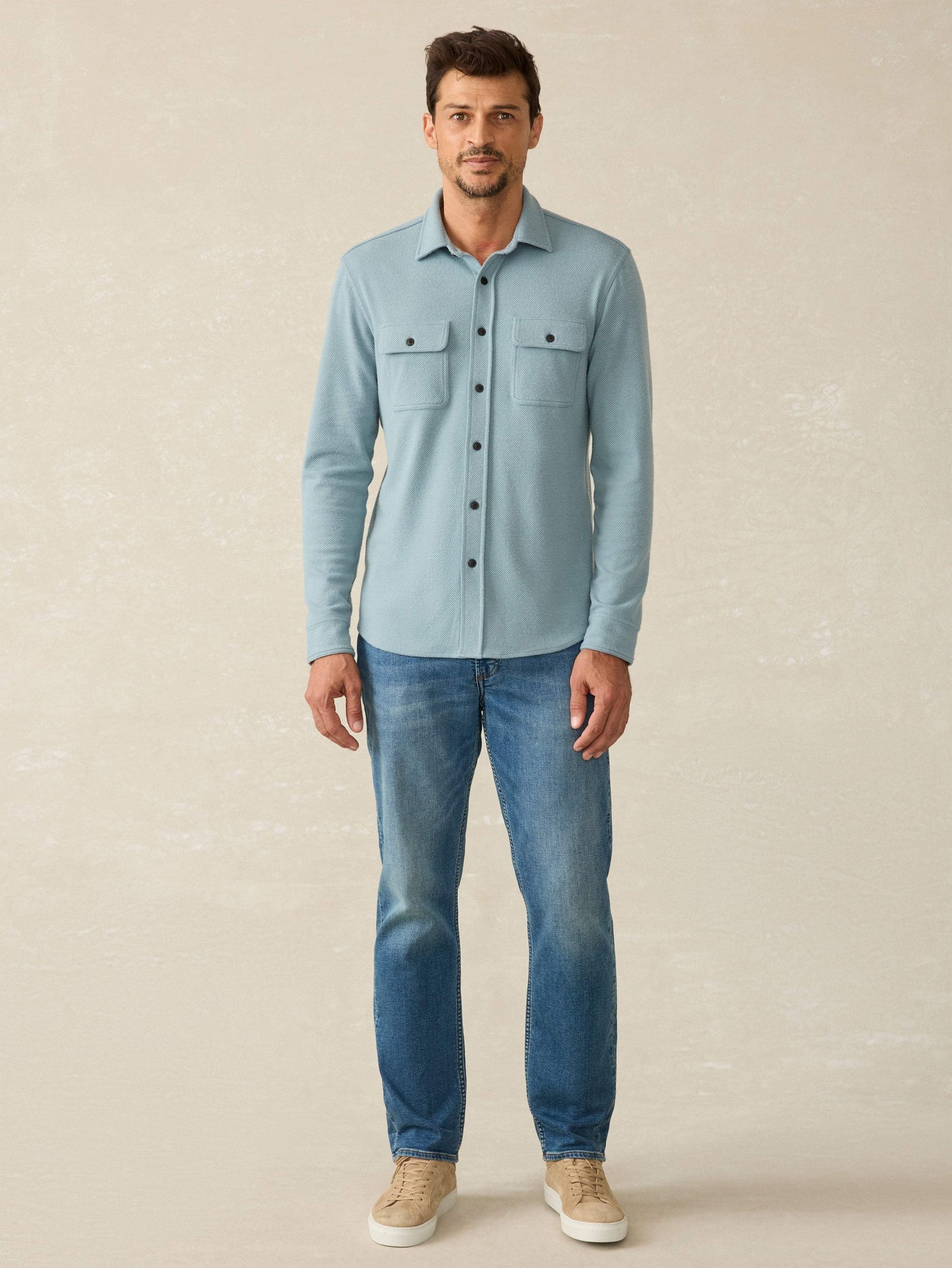 LegendTM Sweater Shirt - Ocean Glass Twill