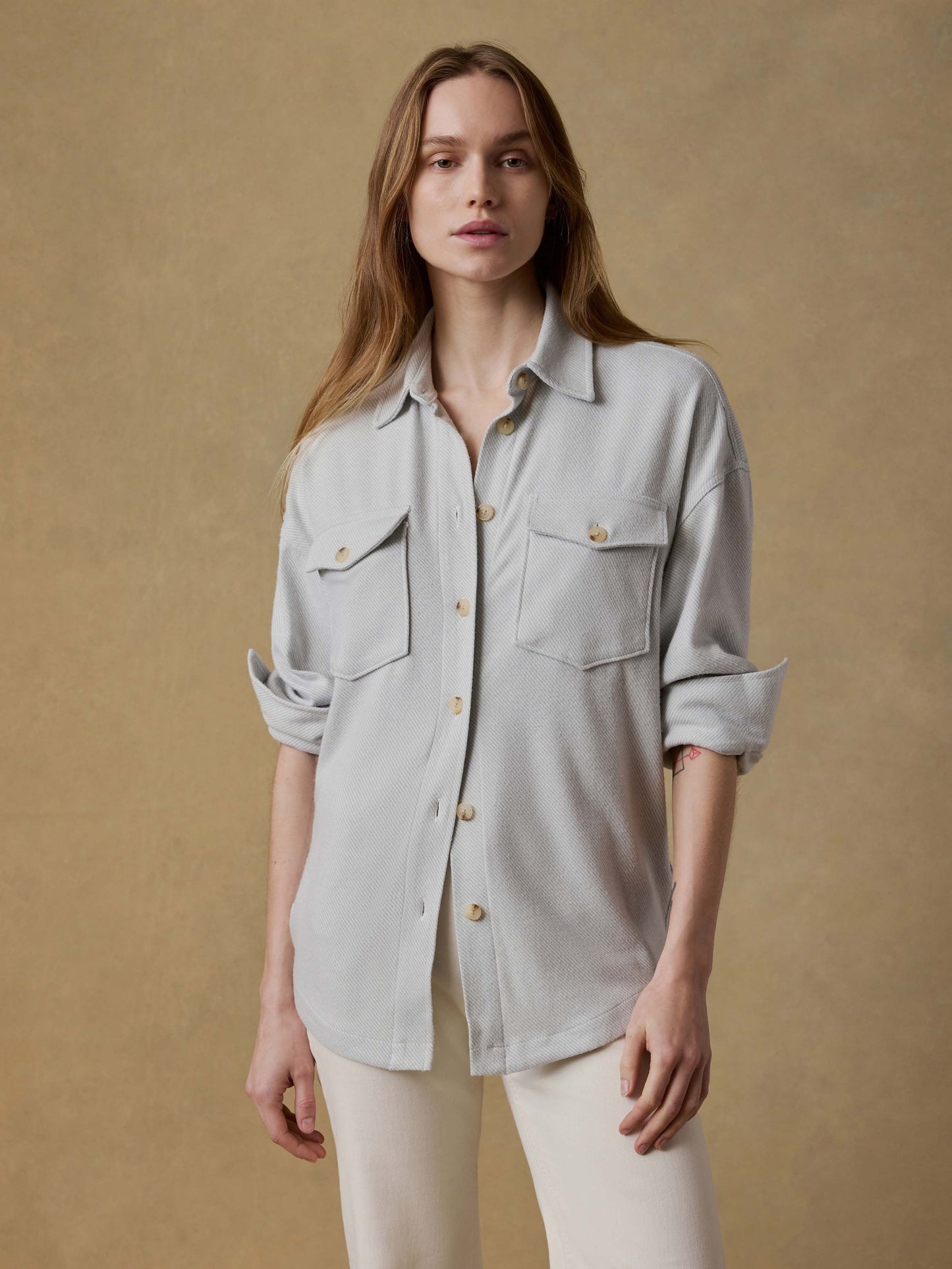 LegendTM Sweater Overshirt - Rain Cloud Twill