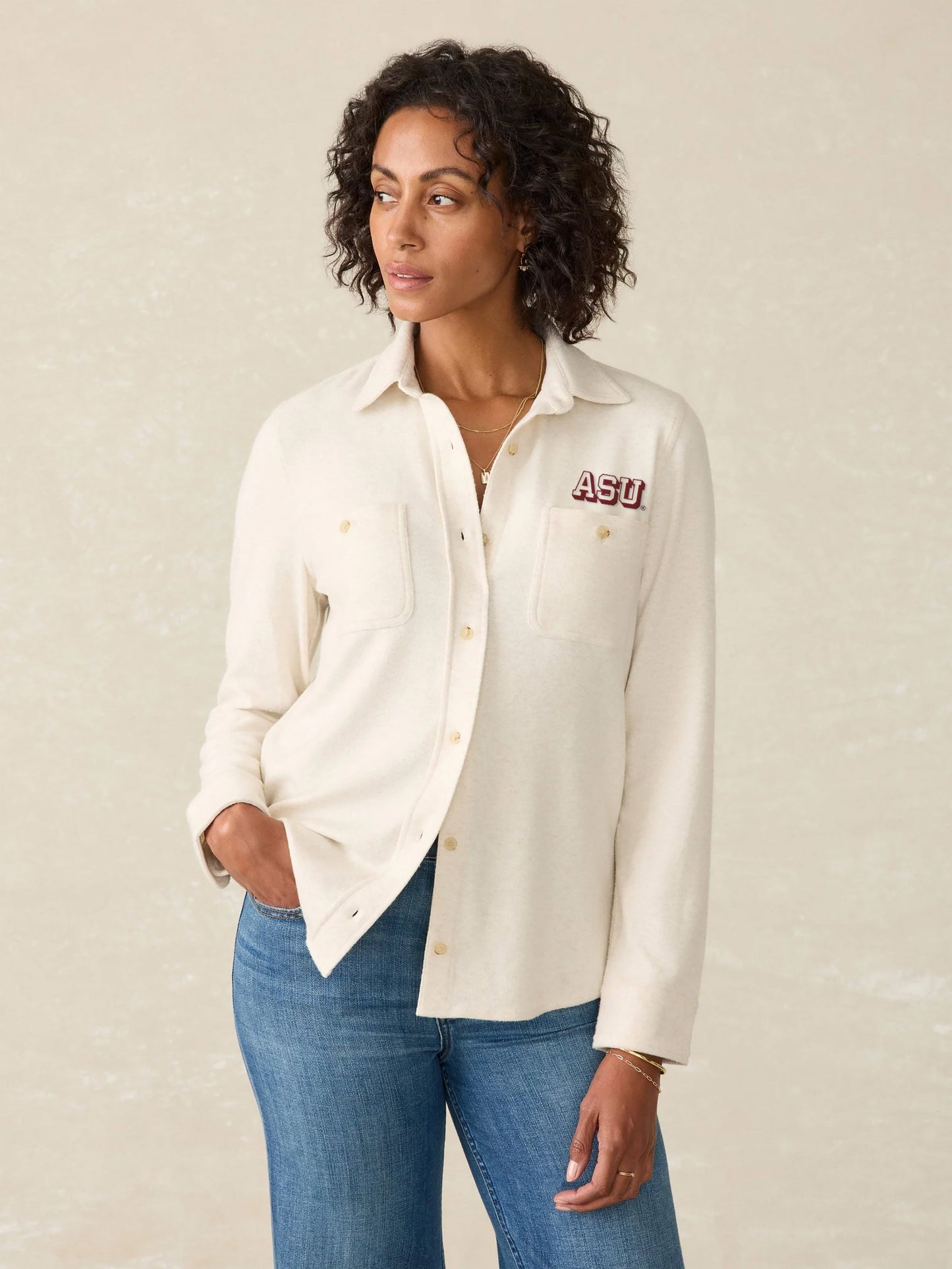Arizona State University LegendTM Sweater Shirt - Off White