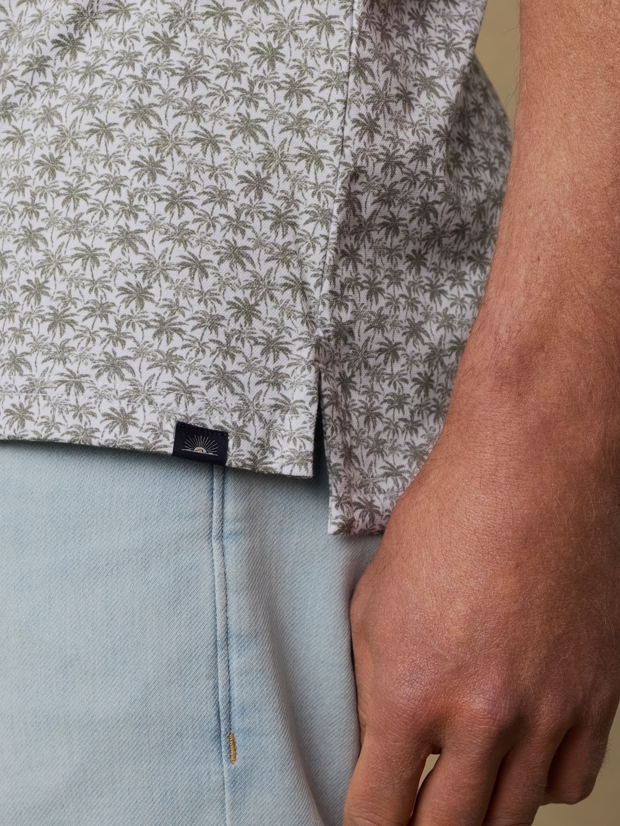 Short-Sleeve MovementTM Pique Polo - Olive Palm Beach