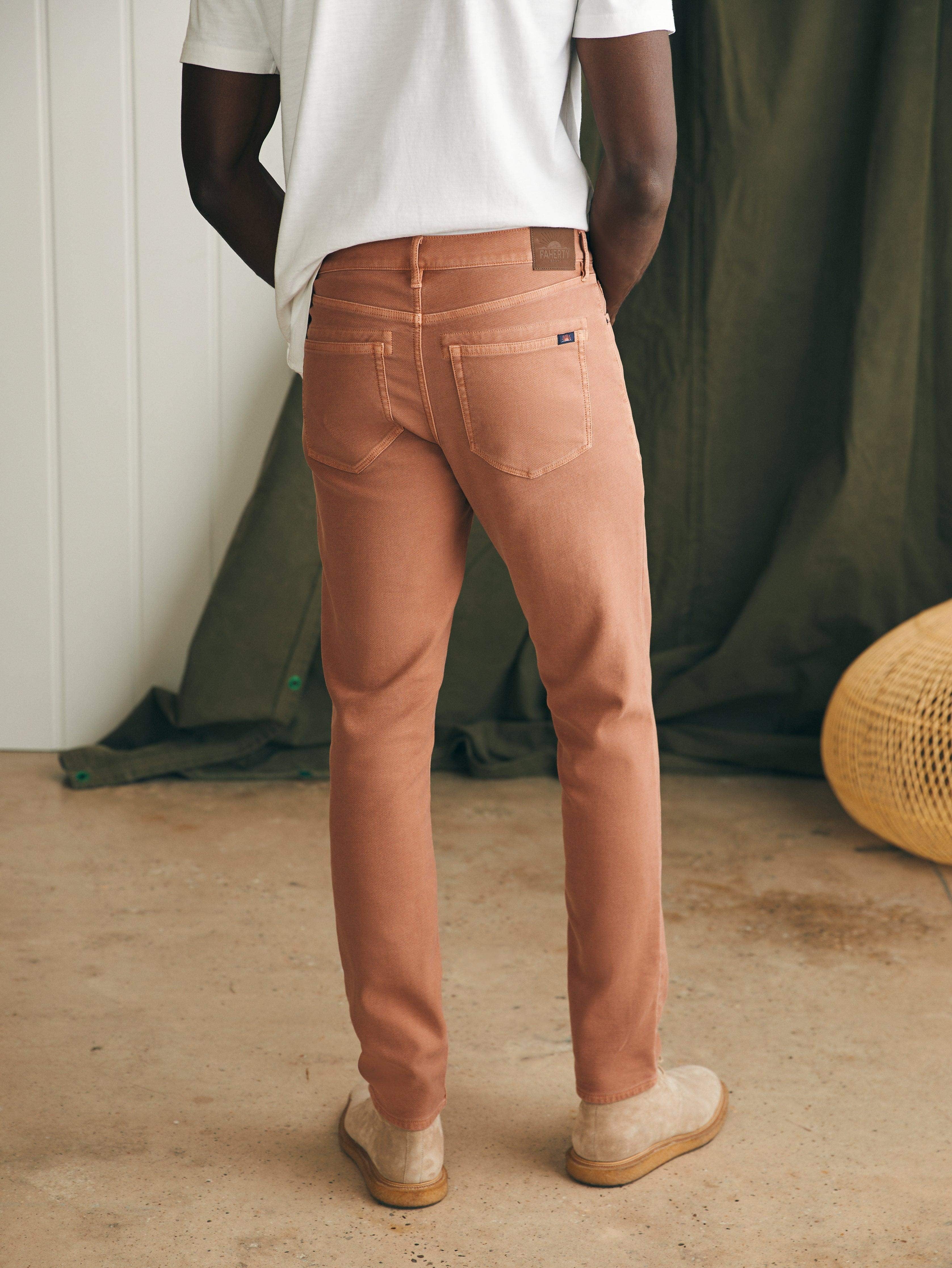 Stretch Terry 5-Pocket (32") - Mesa Red