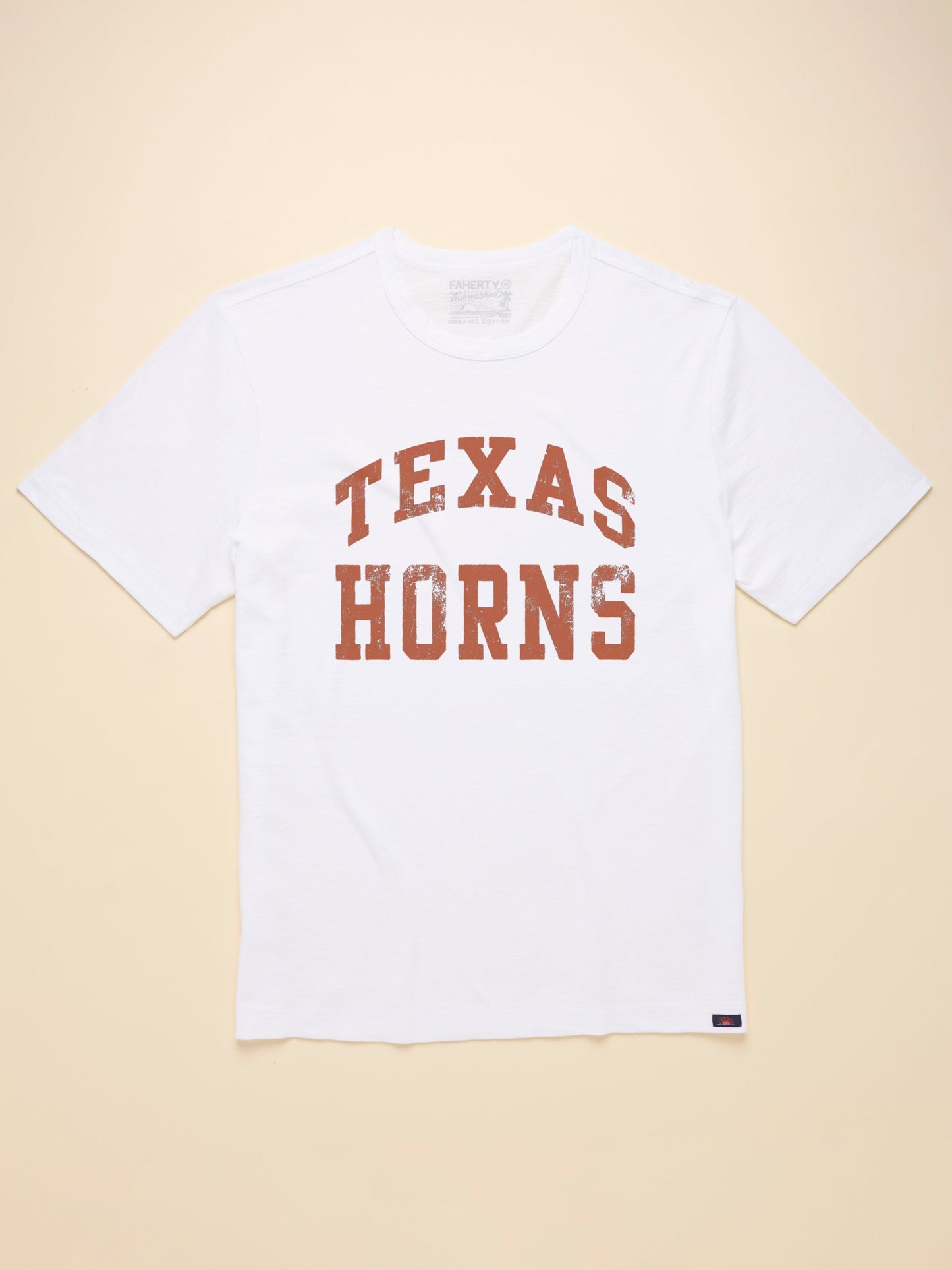 University of Texas Sunwashed Tee - White