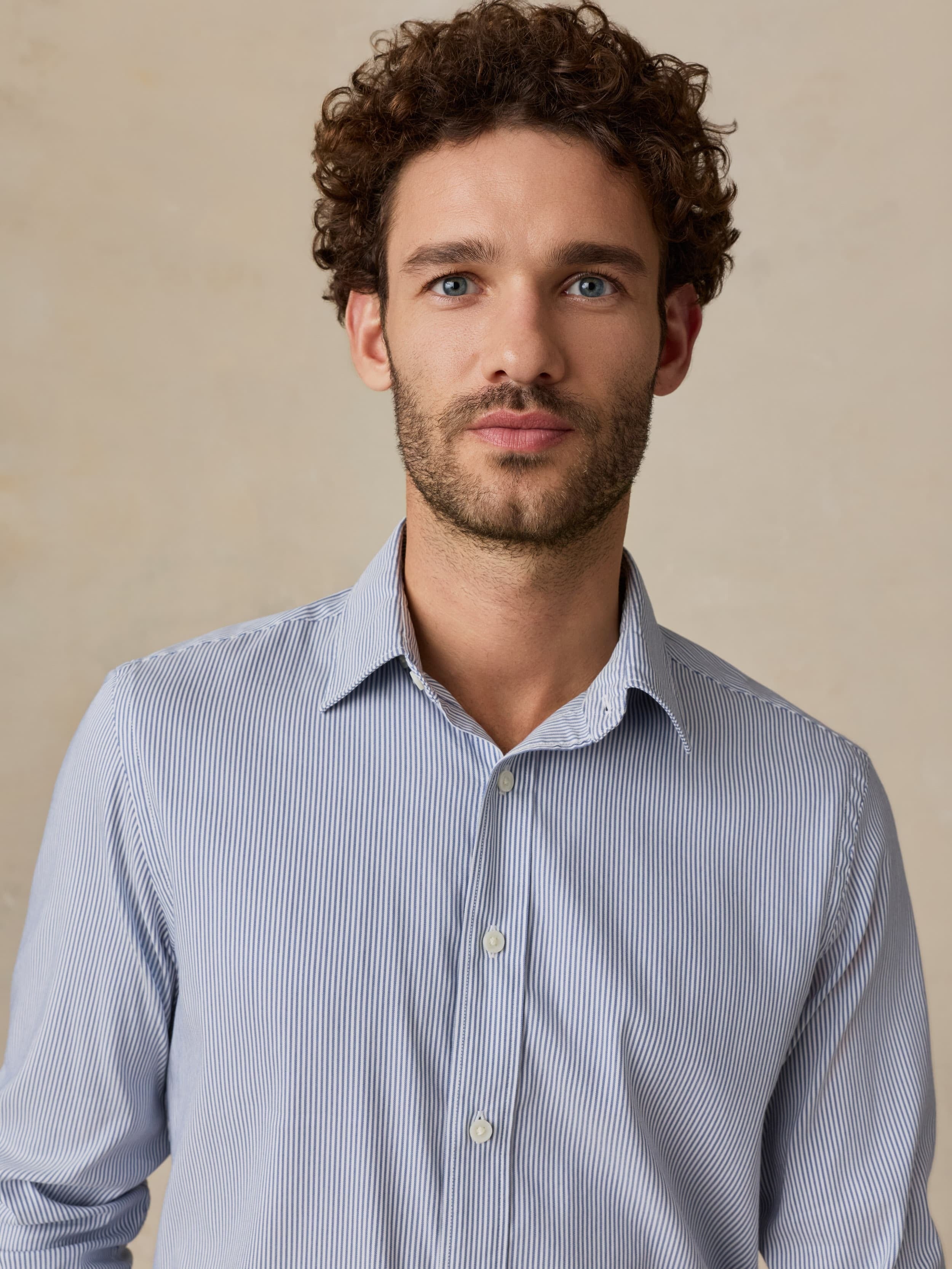 The MovementTM Shirt - Sapphire Cloud Stripe