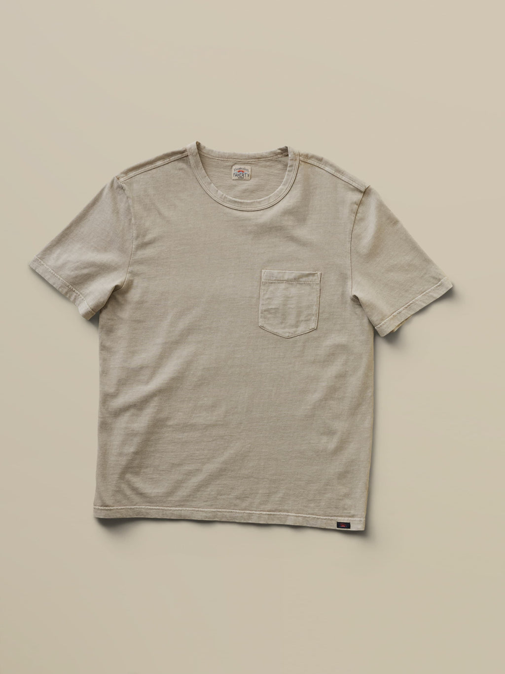 Short-Sleeve Recycled Cotton Tee - Sand Point