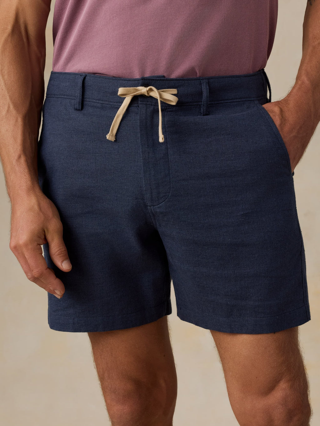 MovementTM Linen Short - Deep Sea Navy