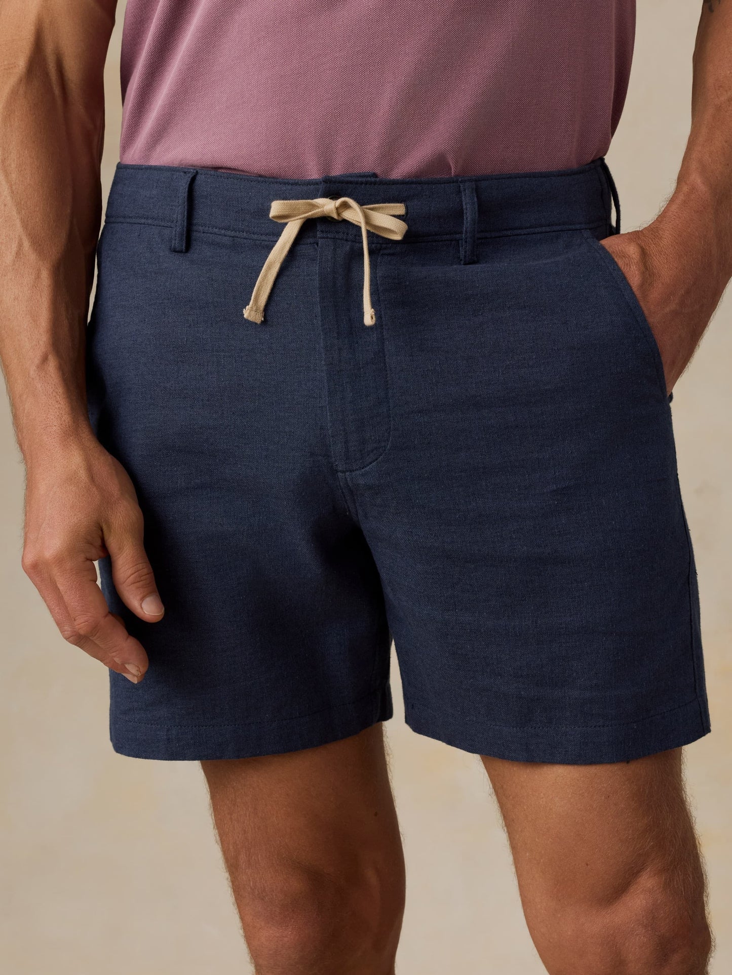 MovementTM Linen Short - Deep Sea Navy