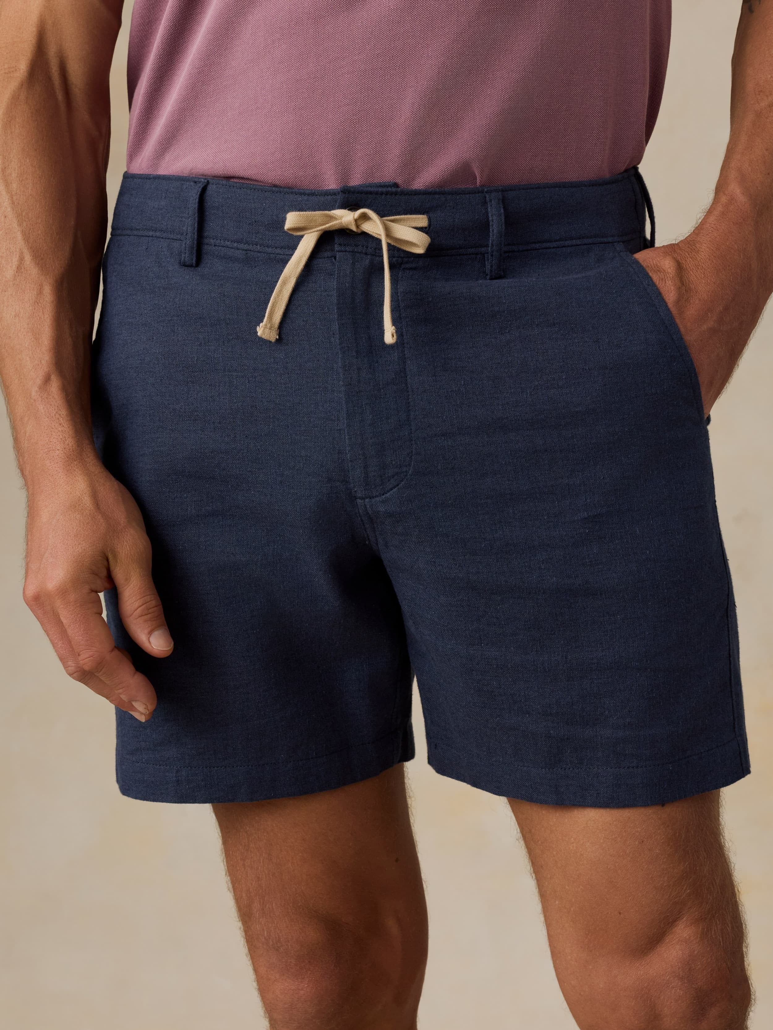MovementTM Linen Short - Deep Sea Navy
