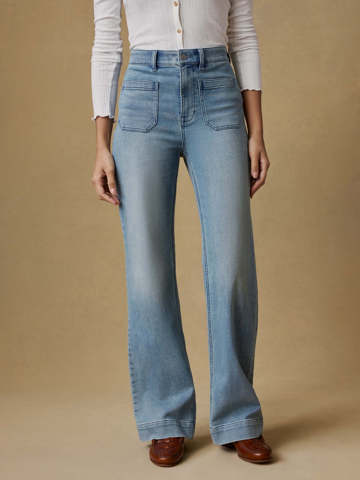 Stretch Terry Patch Pocket Pant - Eastern Shore Wash