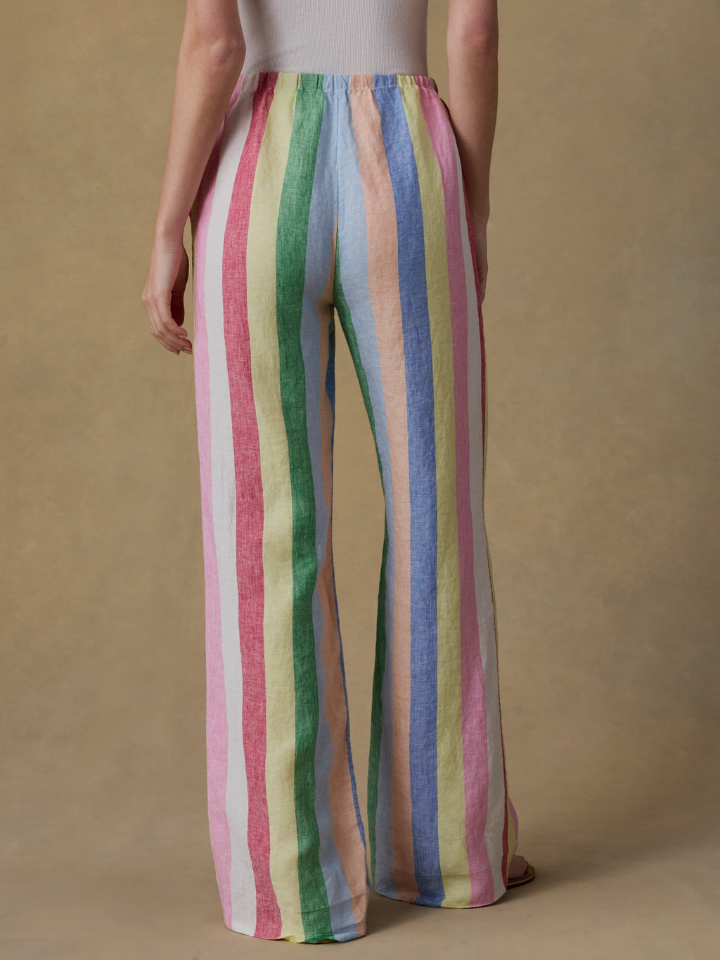 Laidback Linen Pant - Sunbeam Stripe