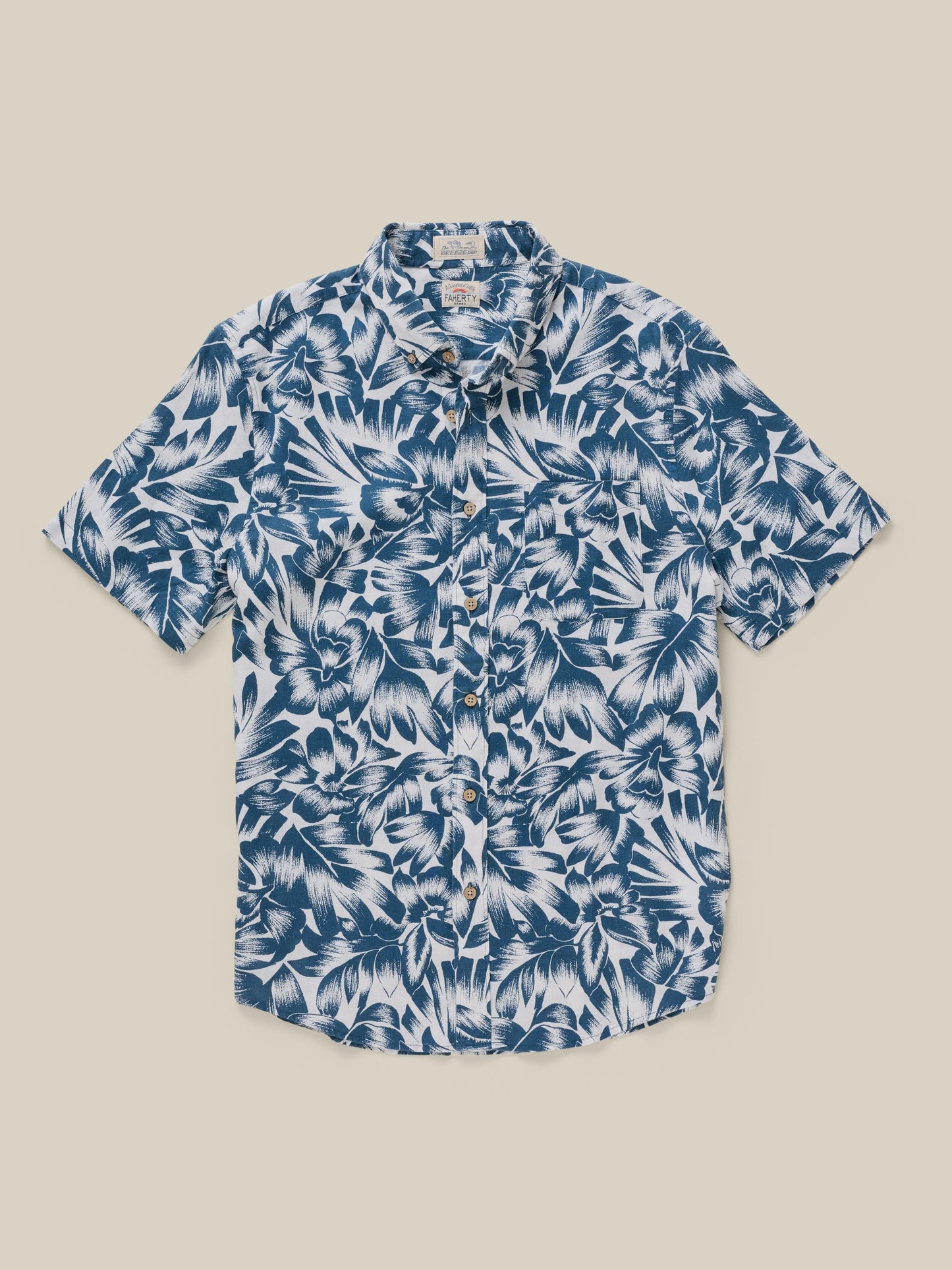 Short-Sleeve Breeze Shirt - Dark Sky Tropical