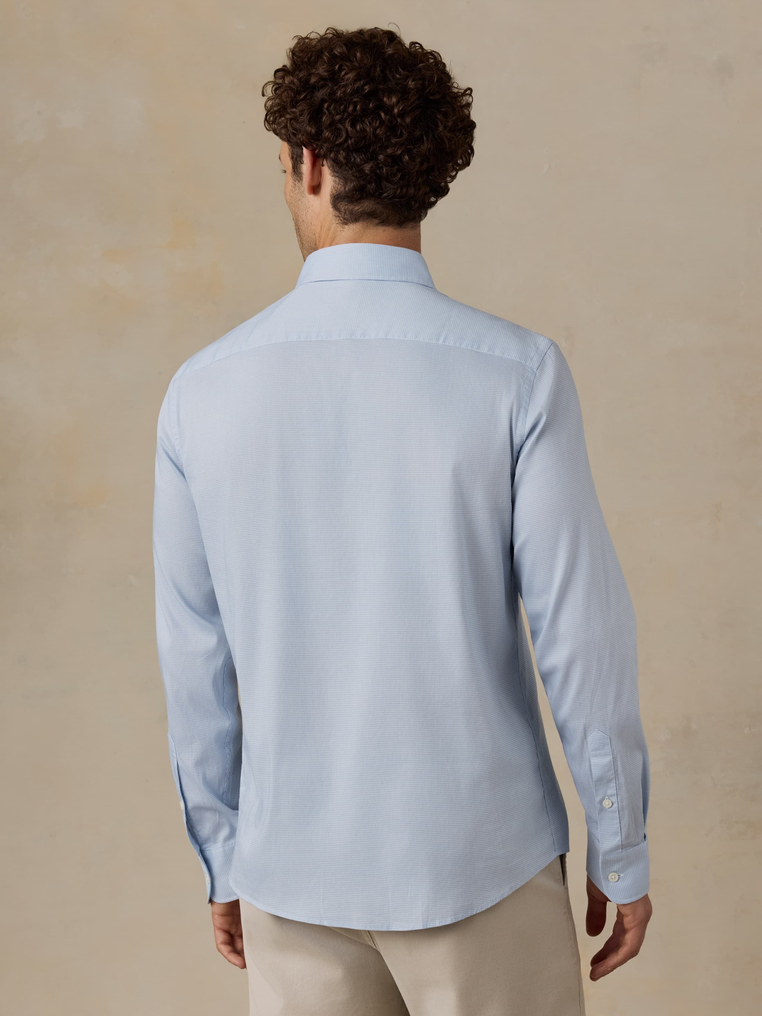 The MovementTM Shirt - Bermuda Blue Pincheck