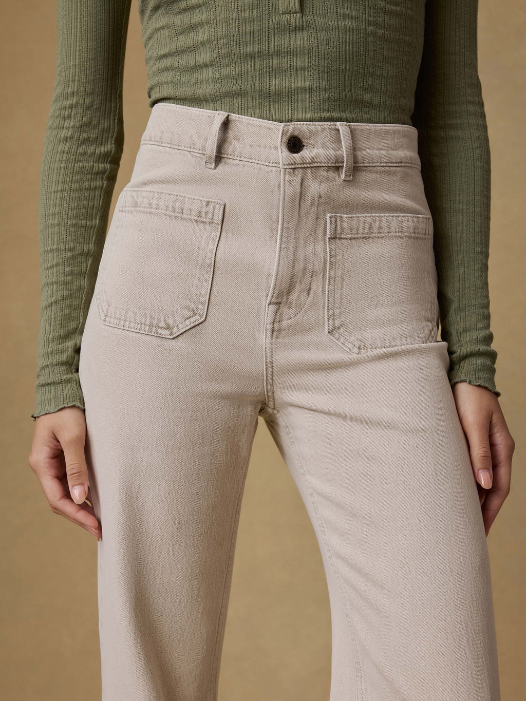Sunfaded Denim Patch Pocket Pant - Sun Dune Wash
