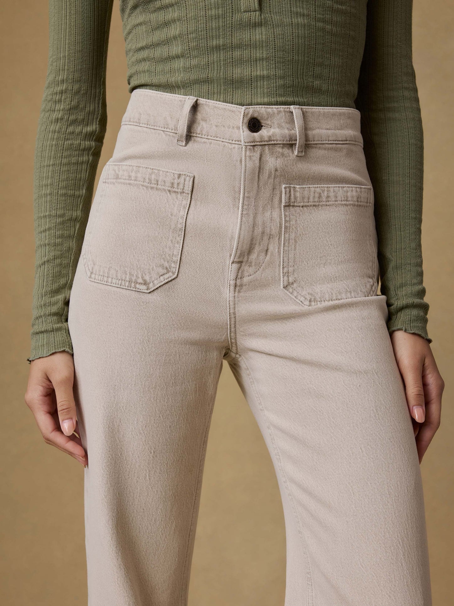 Sunfaded Denim Patch Pocket Pant - Sun Dune Wash
