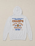 NY Knicks Sunwashed Organic Hoodie - Light Grey Heather