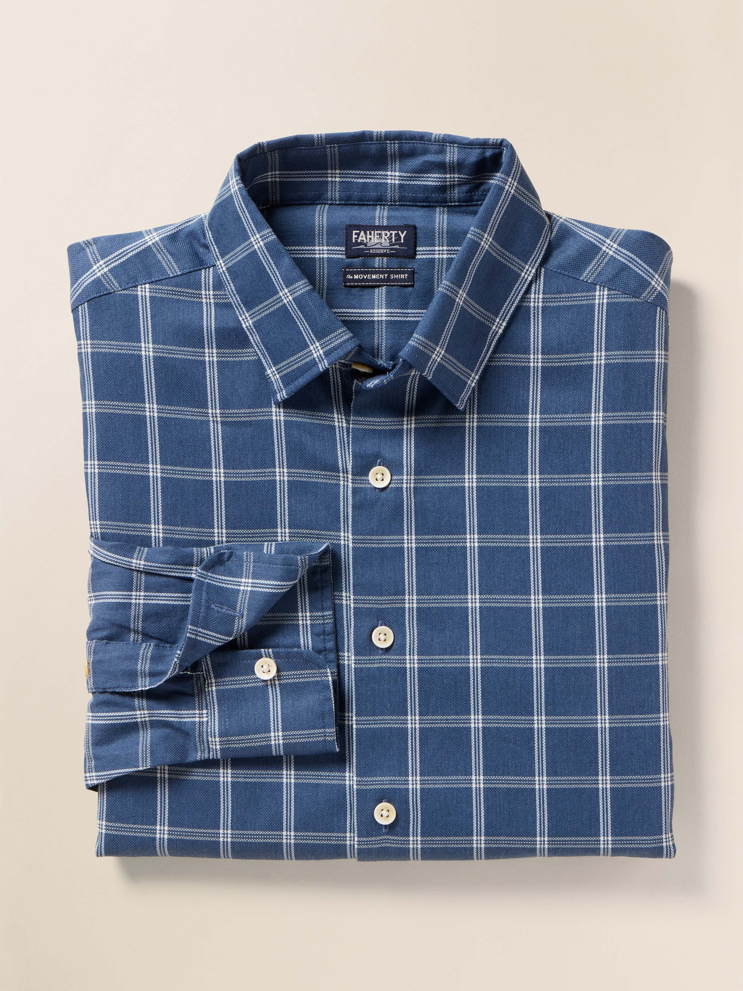 MovementTM Monterey Shirt - Midnight Cloud Plaid
