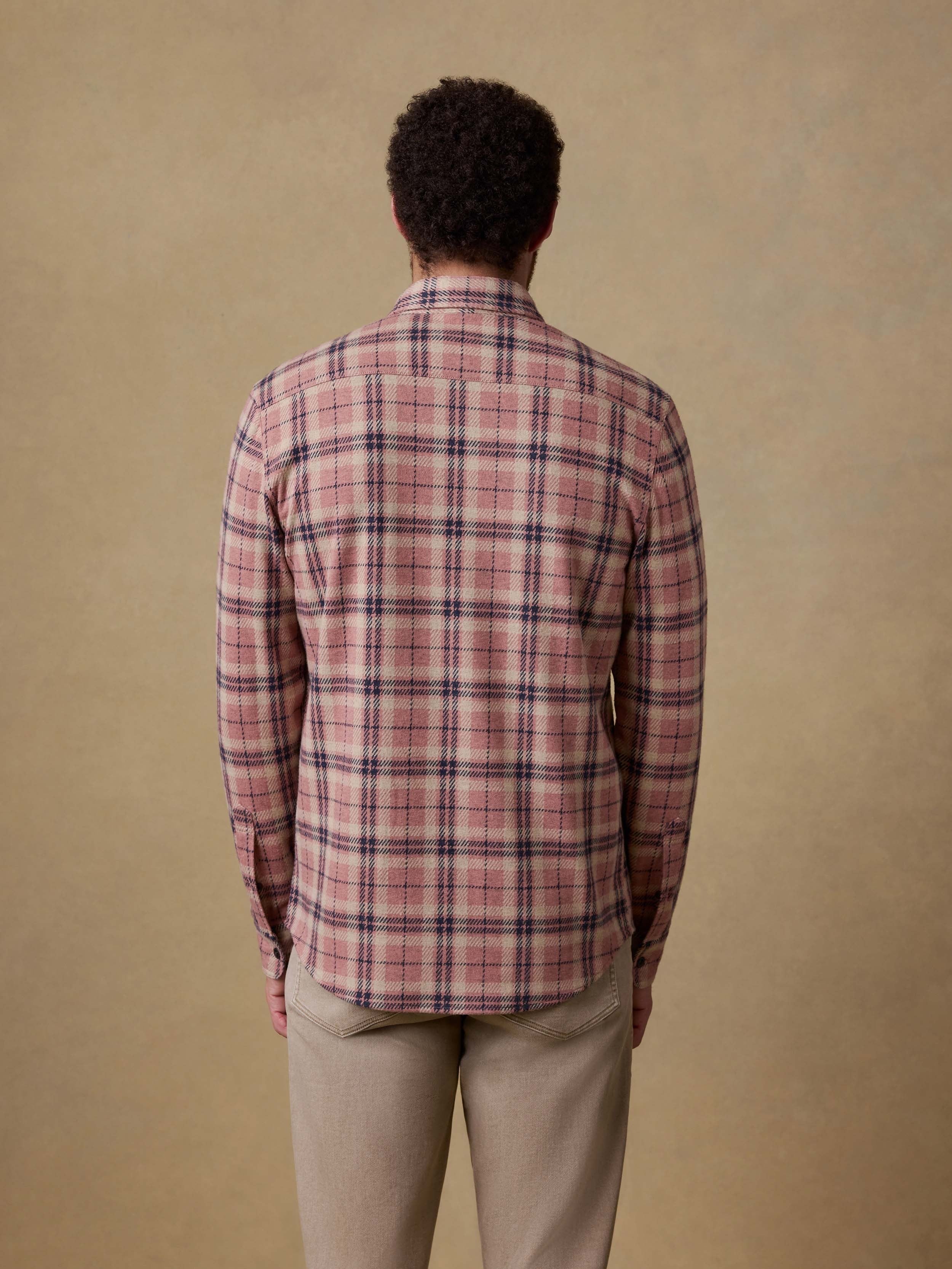 LegendTM Sweater Shirt (Single Pocket) - Sienna Night Plaid