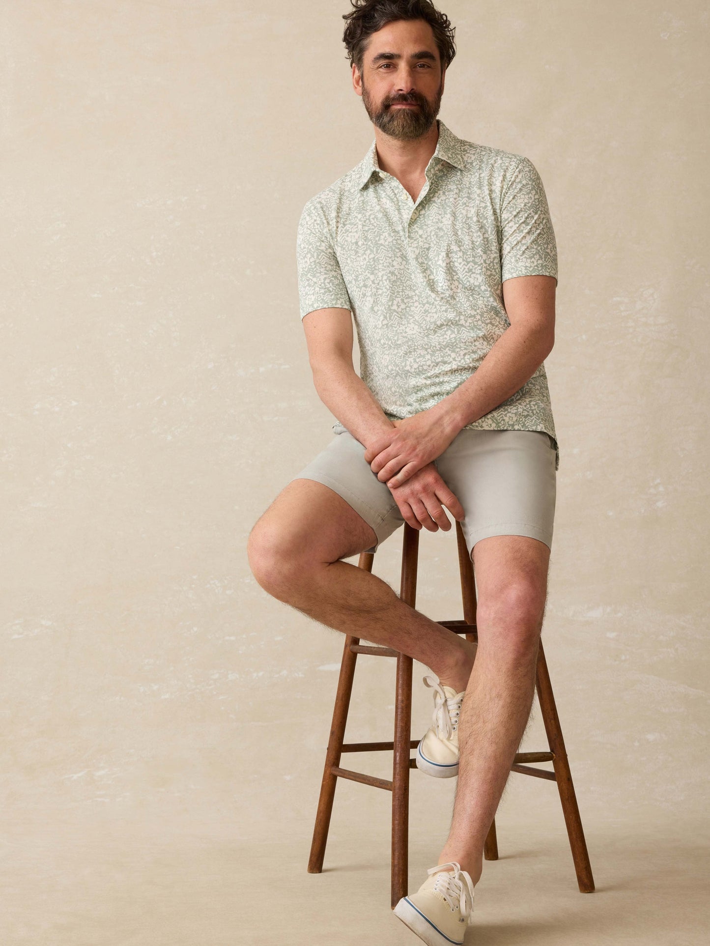 Short-Sleeve MovementTM Pique Polo - Dusty Sage Hilo