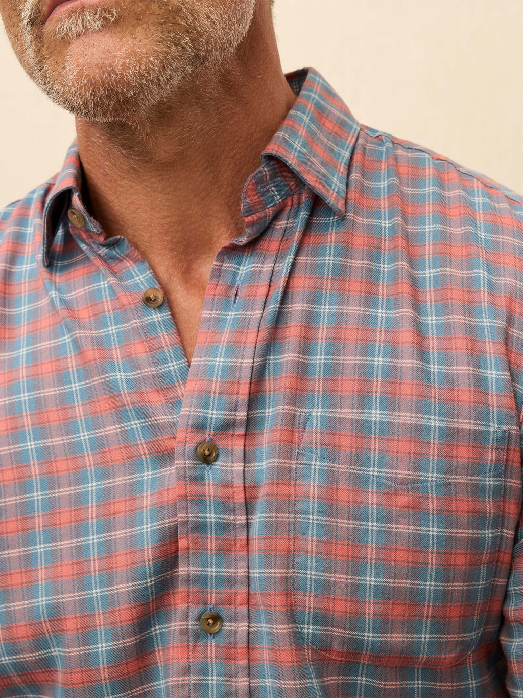 MovementTM Brushed Shirt - Blue Sierra Plaid