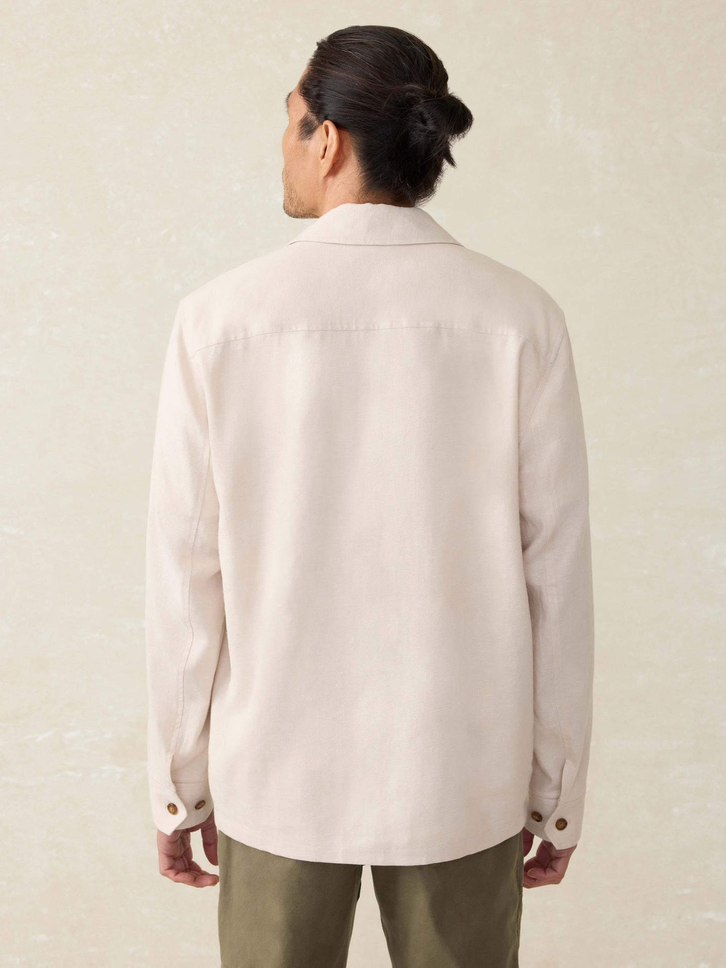 MovementTM Linen Shirt Jacket - Dorset Sand