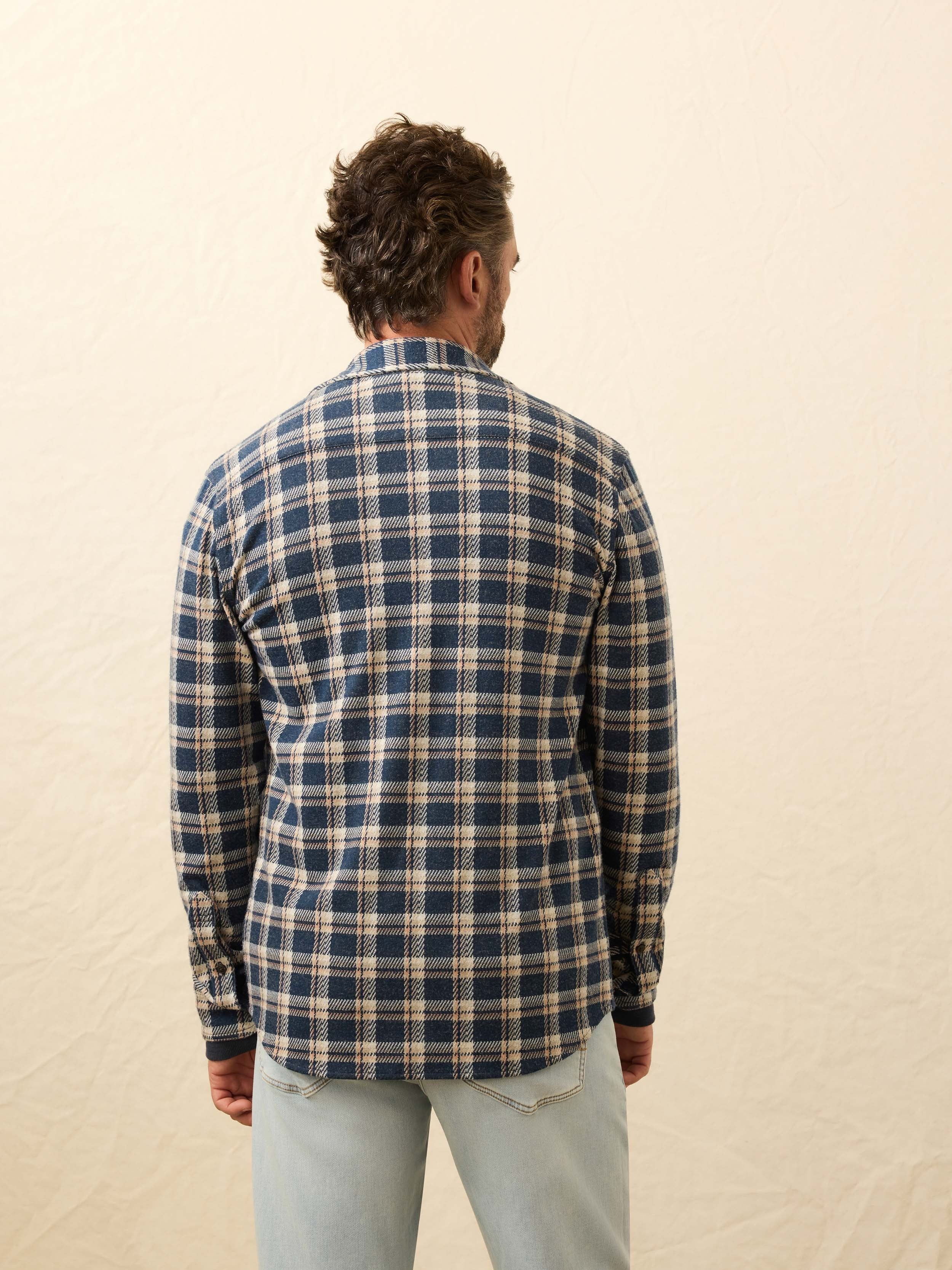 LegendTM Sweater Shirt - Golden Lake Plaid