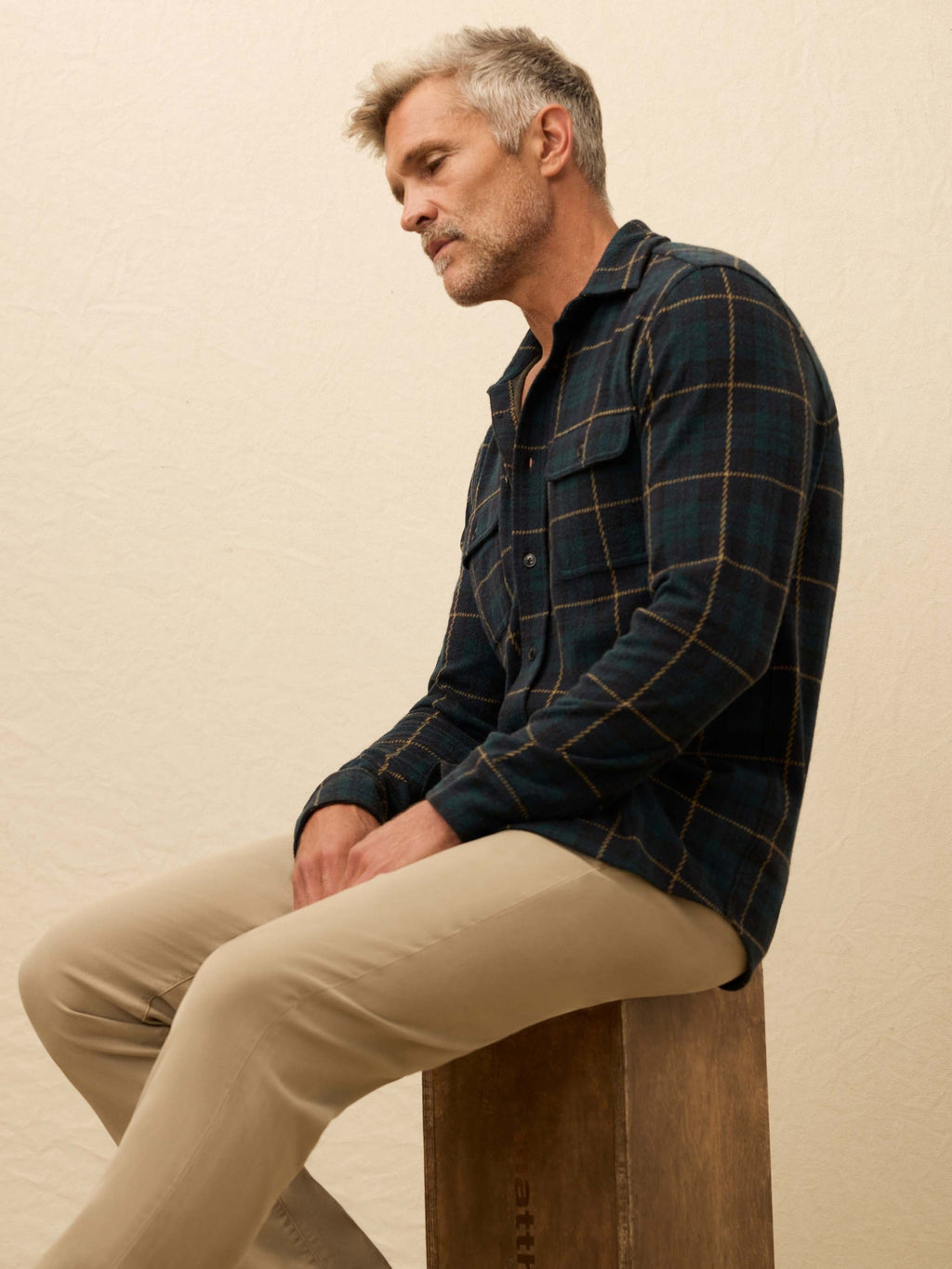 LegendTM Sweater Shirt - Lodge Blackwatch Plaid