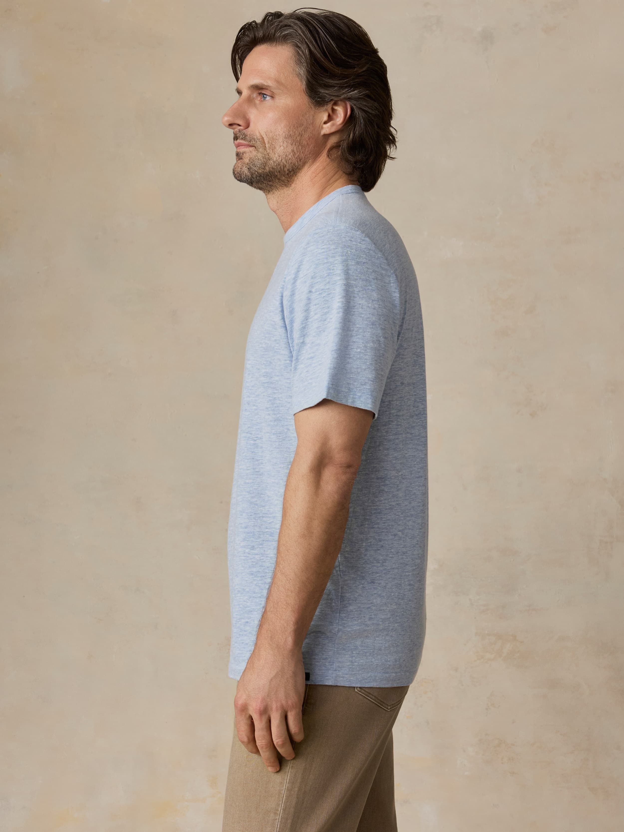 Short-Sleeve Breeze Tee - Blue Isle