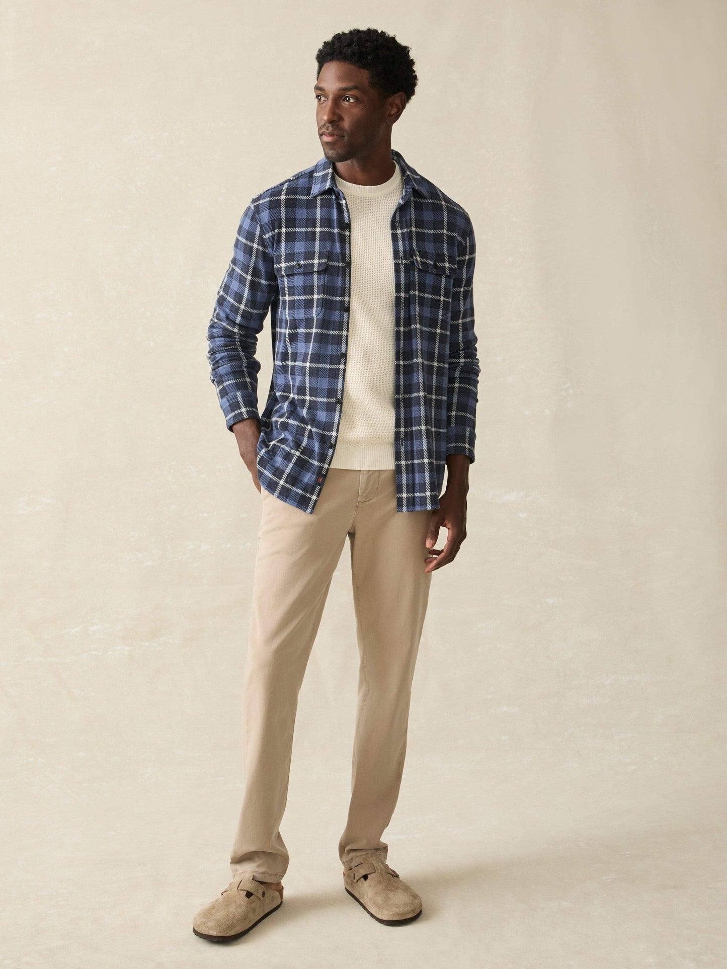 LegendTM Sweater Shirt - Blue Winds Plaid